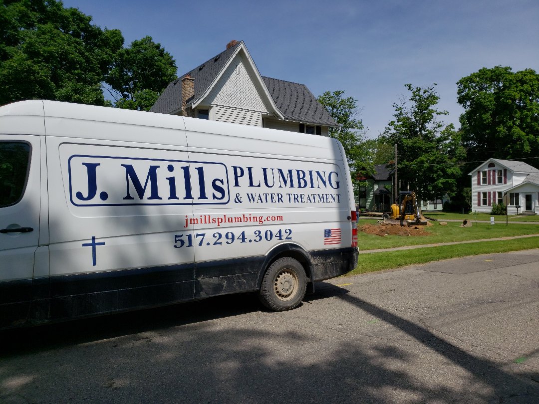 Realtime Service Area for J. Mills Plumbing fenton, mi