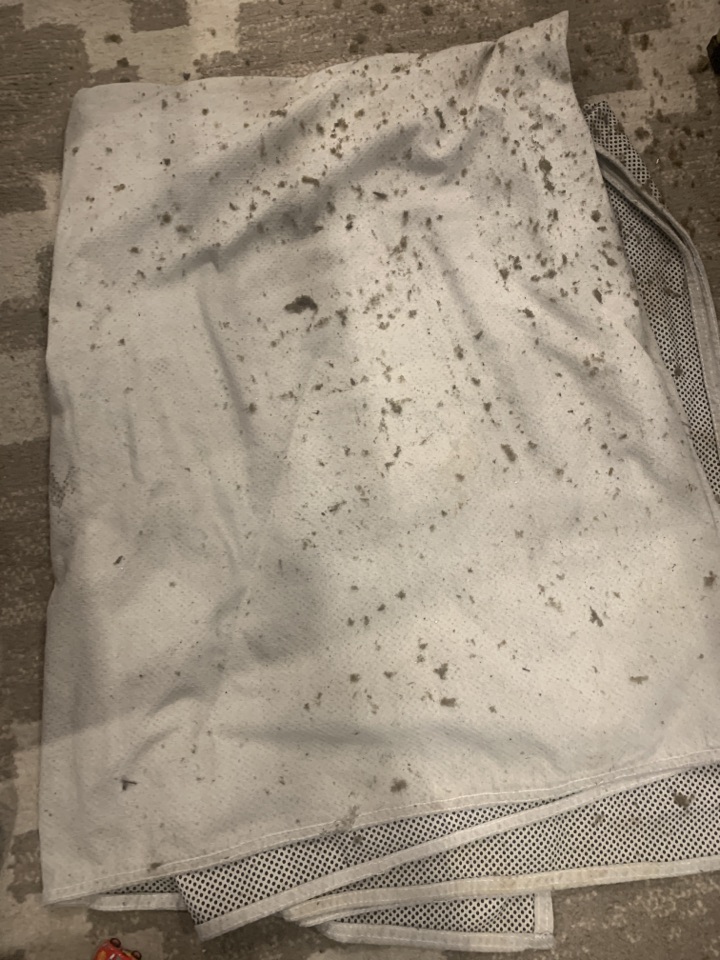 Boynton Beach, FL - Duct cleaning with dust balls Boynton Beach, FL - Duct cleaning with dust balls