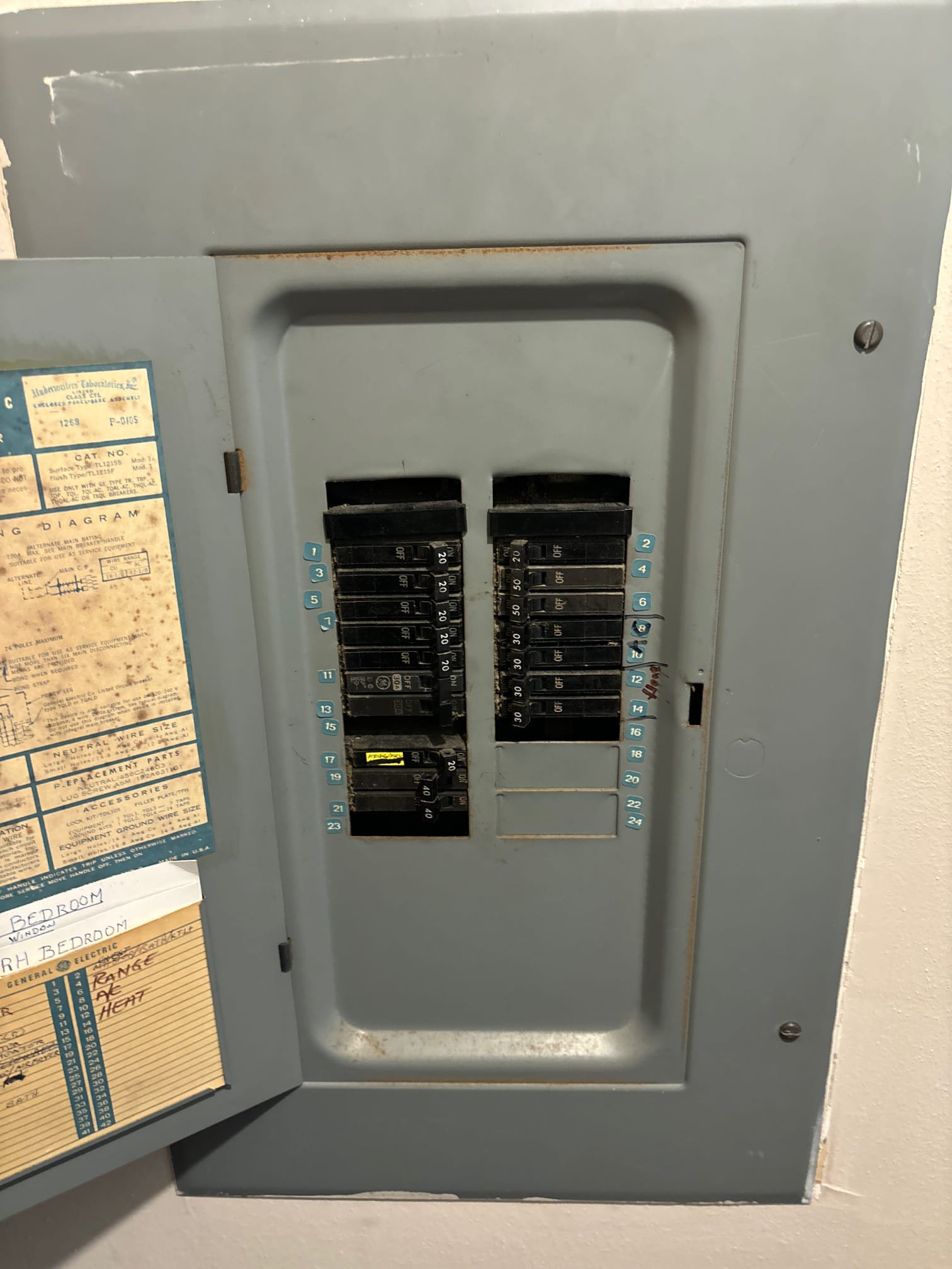 After trouble shooting found a tripped breaker 
*** Recommended to customer a panel upgrade will give them an estimate 