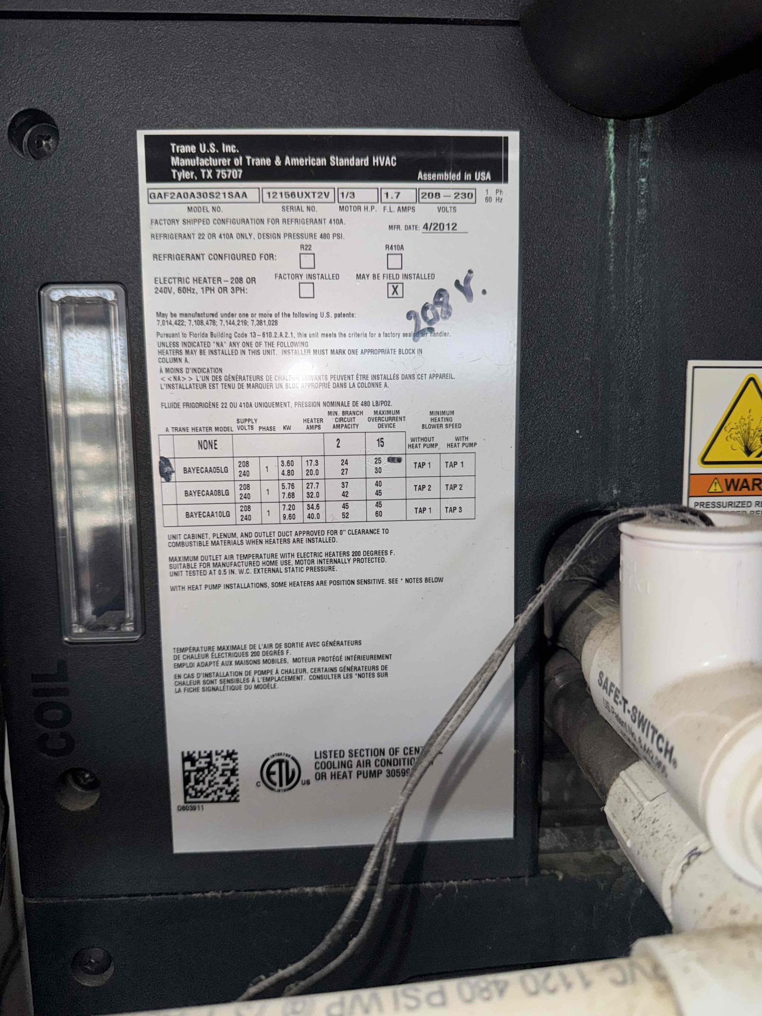 Precision tune up
Checked refrigerant pressures and air temp split. Air handler interior is dirty- provided estimates but homeowner does not want to move forward with cleanings at this time. Tested float switch. Flushed and treated drain pan/ line. Filter is recently changed. At condenser- cleaned out debris. Compressor capacitor reading is good. Contactor is pitted with high resistance. Capacitor for fan motor is weak- homeowner would like to replace capacitor and contactor. Need to schedule return visit for repair. All other system functions are in working order at this time. Signed up for maintenance membership.