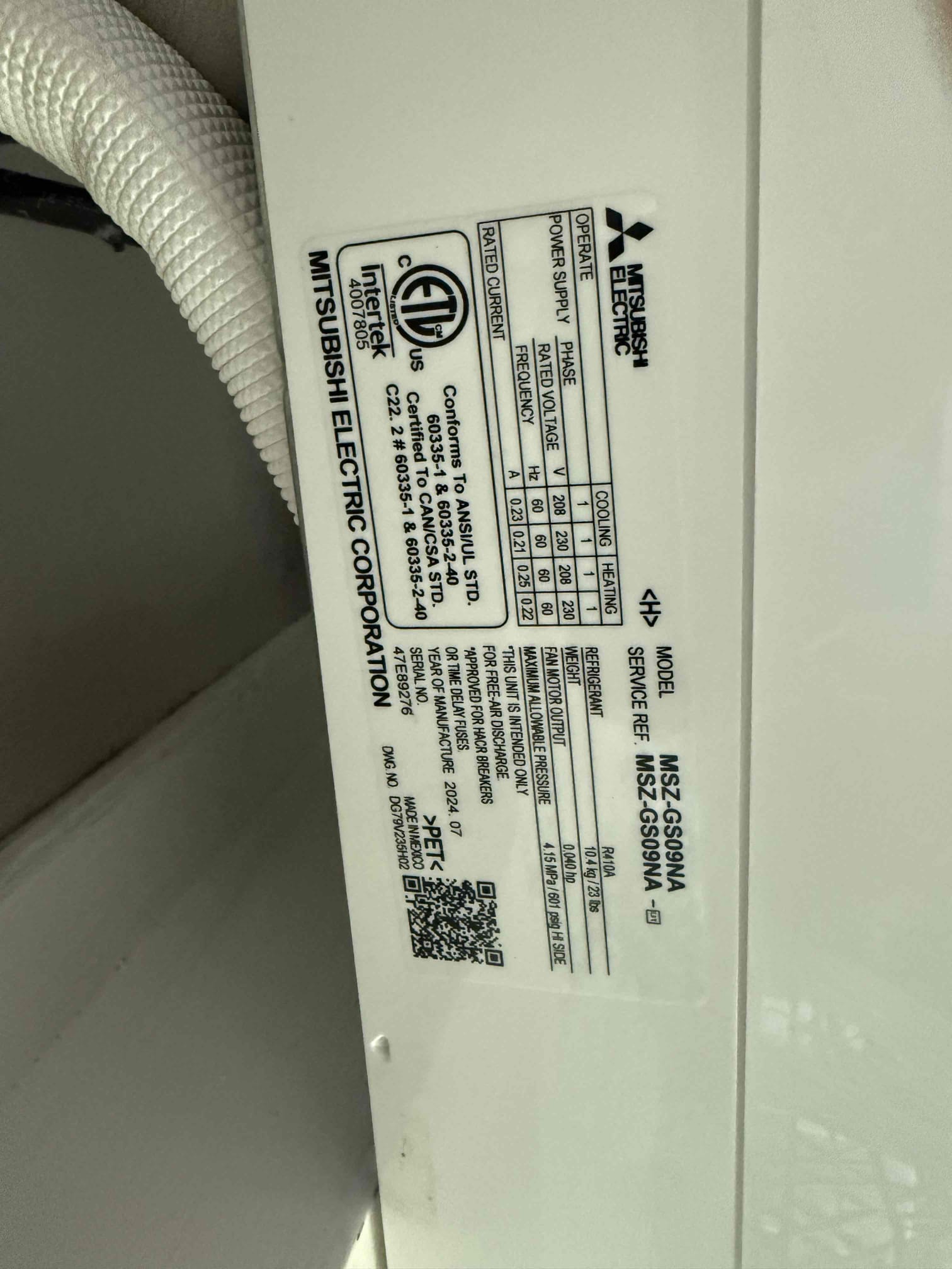 Install Single 12k BTU Head 
Remote/App Operated 
Install Wall Mounting Bracket 
Hurricane Tie Down Straps
Vibration Pads
New Refrigerant Lines
New Communication Wire
Install Hard Pipe PVC Drain
Install Exterior Line Covers
Install Multi Zone Outdoor Condenser 
Seal Penetration Points 
Pressure Test Systems 
Vacuum Systems 
Charge Systems 
UV Rated Outdoor Insulation 
Refrigerant Locking Caps
Permitting  
10 Year Parts Warranty 
3 Year Labor Warranty 

*Keep 9k BTU office head unit 
*Keep high voltage (electrical disconnect/whip)