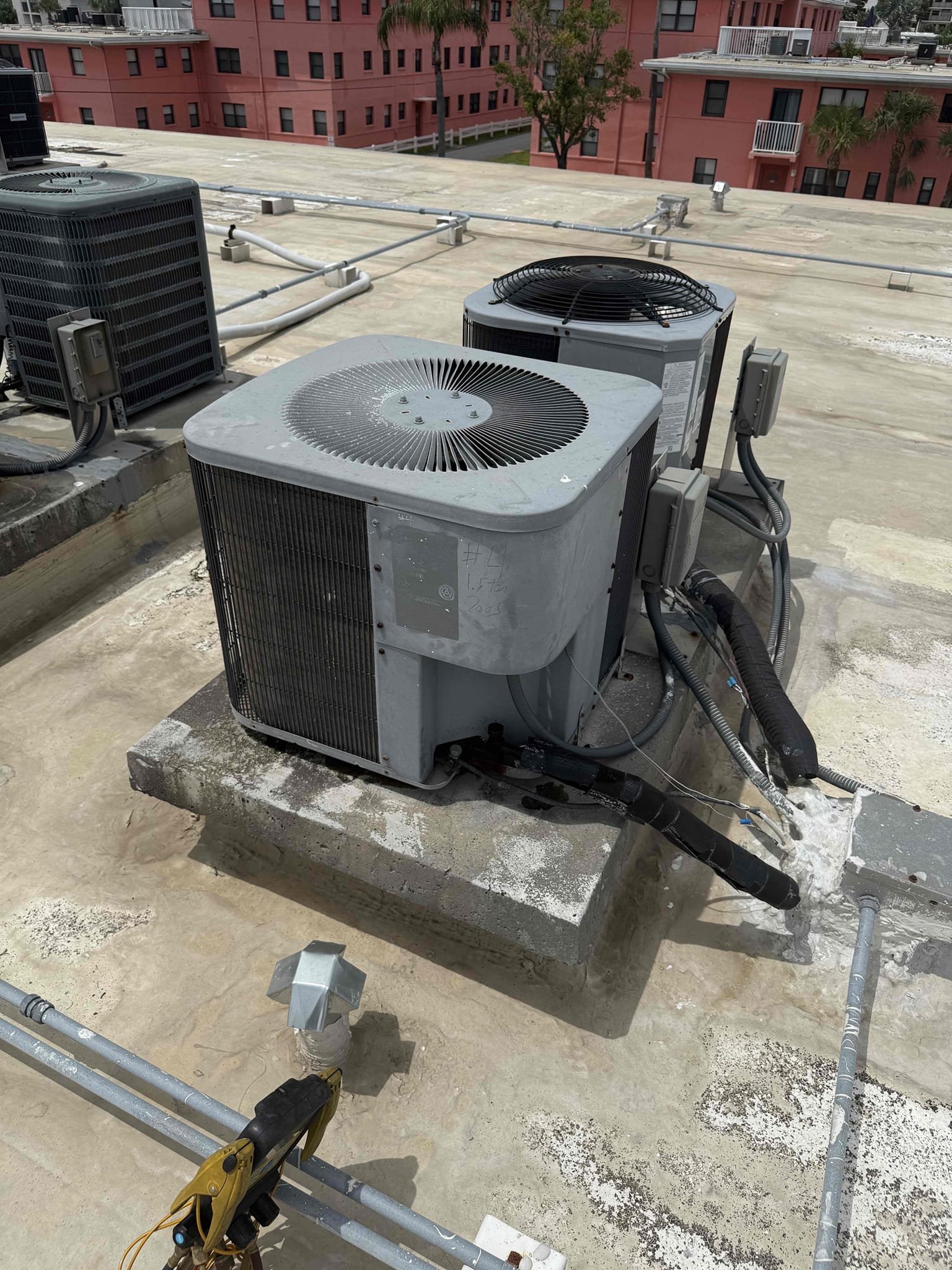 On arrival inspected unit. Evan coil is extremely impacted and does not allow proper airflow through. Unit is a 2004 r22. Condenser is in very poor shape as well. Recommend to replace system due to age and condition. Unit is cooling to the best of its ability at this time.