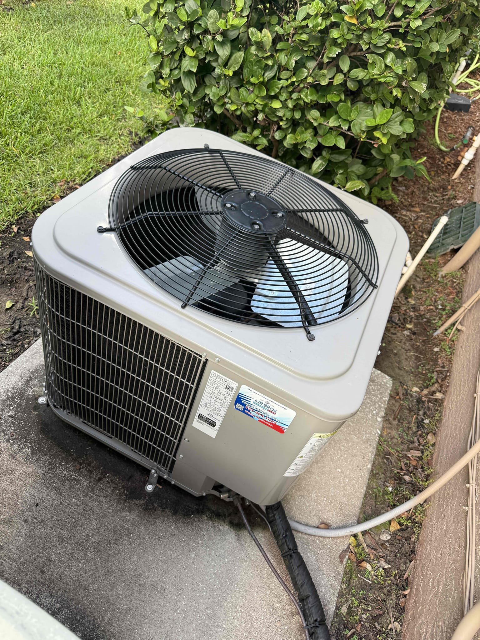 Performed two Maitenences on systems. Cleaned/treated drain lines and primary drain pans. Cleaned condenser coils. Evaporator coils are clean on upstairs unit, downstairs unit are dirty but do not recommend cleaning 23 year old coils. Verified safety float switch functionality. Checked amp draw on compressor. Compressor start up amp draw on both systems are over amping. Installed hard start kit on upstairs system to drop amp draw of 92 to 64 with a max rating on the system of 83. Explained to client that this is a bandaid on a failing compressor. Checked amp draw on fan motor. Checked capacitors are within factory range. made sure all connections are tight. Systems are cooling with 20° temperature splits at this time. 
