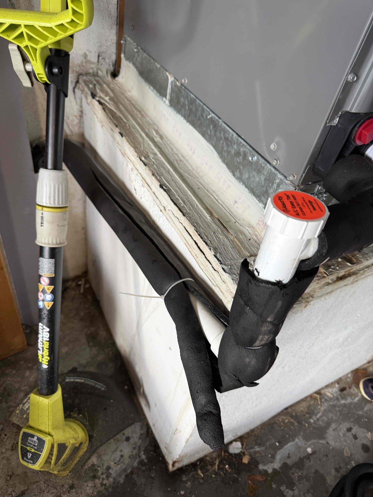 Performed Maitenence on system. Cleaned/treated drain line and primary drain pan. Cleaned condenser coils. Evaporator coils are clean. Verified safety float switch functionality. Checked amp draw on compressor. Checked amp draw on fan motor. Checked capacitor is within factory range. made sure all connections are tight. System is cooling with a 20° temperature split at this time. 
Recommending a bi annual Maitenence membership. 
Drain line was very clogged. 