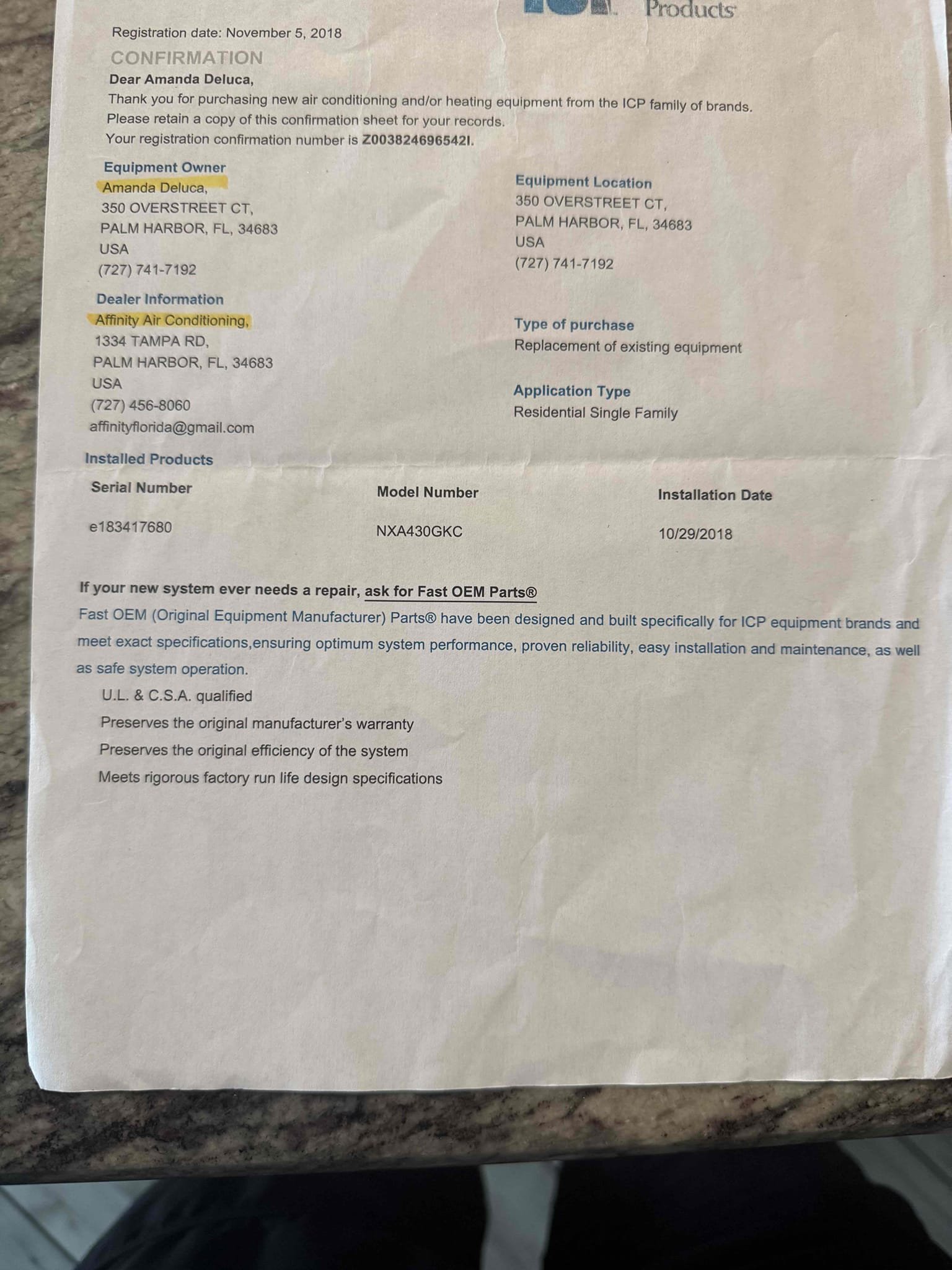 On arrival found unit not running. Client states unit was not cooling day prior. Started unit. Unit is cooling. Found weak capacitor for condenser. Checked pressure and found unit to have restriction and not allow proper flow of refrigerant to flow through system. Tested compressor and it did not have proper ohms and is running hot. Recommend to replace compressor, capacitor, and clean piston to solve all existing issues. Will submit estimate for repair and replacement options. Unit is cooling at this time. 