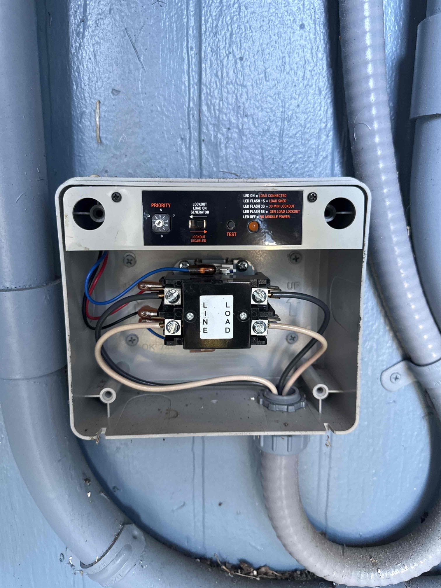 Upon my inspection, found generator module not allowing high voltage power to condenser unit. By passed module and advised client to call their generator company for repair. Found dirty evaporator coil and a functional but dirty primary drain pan and drain line. Recommending cleanings with a Maitenence plan membership. System is cooling at this time with a 23° temperature split. Capacitor is good. Compressor is over amping at 85 amps on start up with a max rating of 75. 