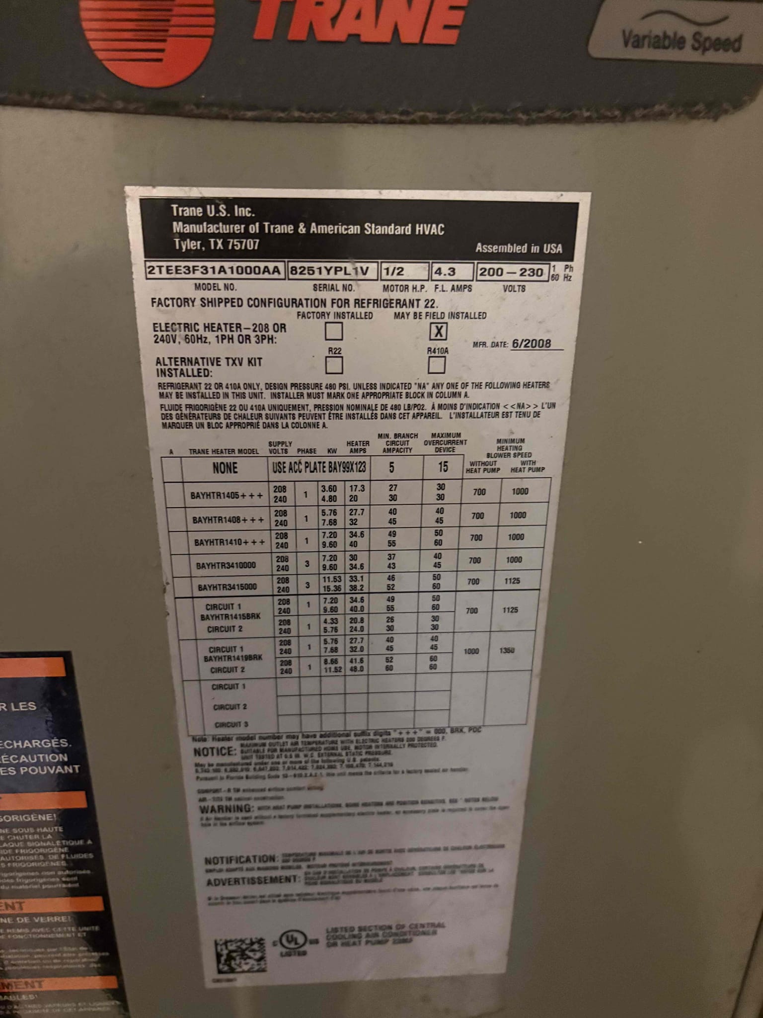 Air handler motor failed (variable speed)
Recommend replacing motor and sanitizing blower wheel  Air handler motor failed (variable speed)
Recommend replacing motor and sanitizing blower wheel
