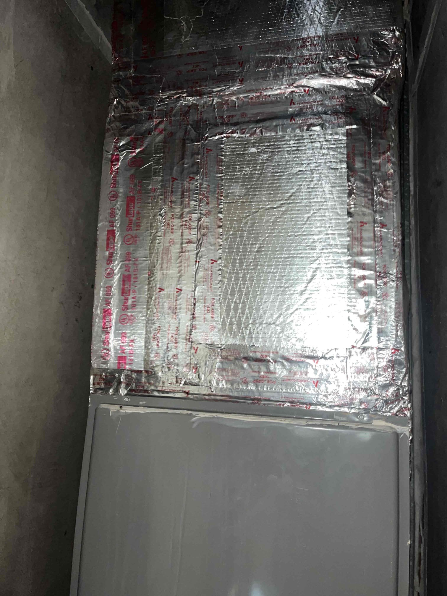 Remove and replace all ductwork in attic including boots, grills, and flex. Replace return duct under home. Cut in 3 pass through returns for bedrooms and hallway. Relocate all boots that are under crown molding. Leave old grills. Seal old boots in attic. Seal and strap all ducts to code. Job will take 3-4 days for completion. Client will not have air during this time. Tax, labor, and permit included.