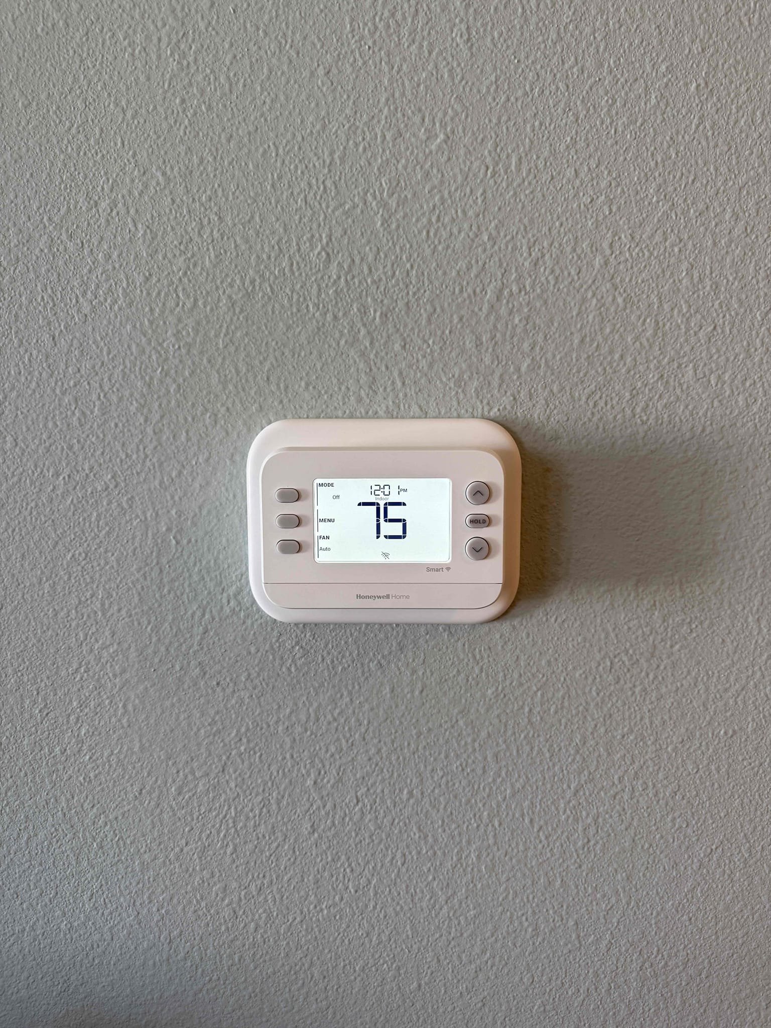 Installed new thermostat. Set up schedule and app on phones with client. 
