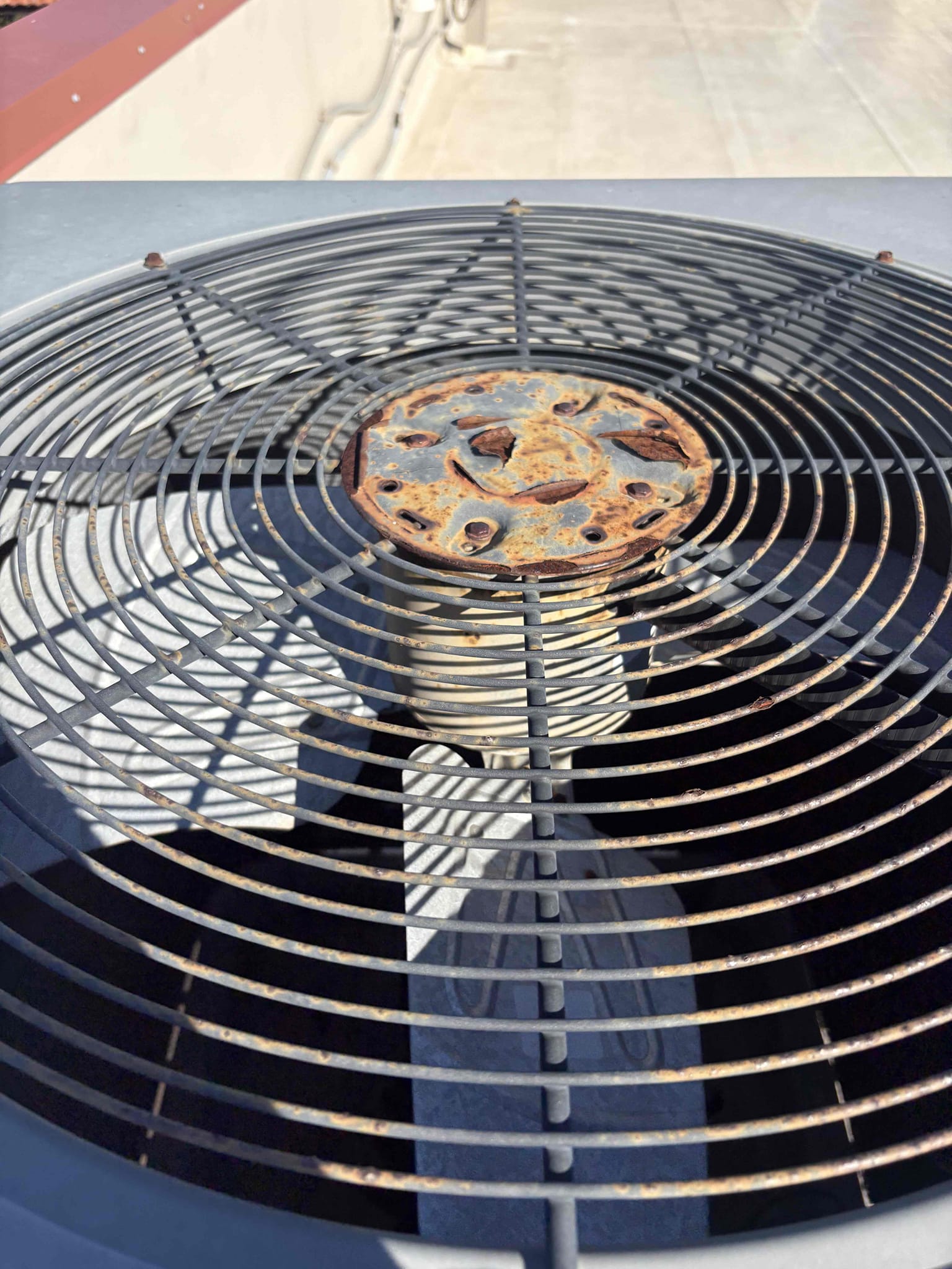 Performed Semi Annual Tuneup 

Condenser located on roof (elevator A to roof)

Condenser Recommendations 
-filter drier starting to rust out (recommend moving to interior)
-motor grate is starting to rust out (recommend replacing 
-Motor is starting to pull higher amps (potential failure point)

Air Handler Recommendations 
-current air purifier failed (recommend replacing to mitigate growth)
-air handler coils starting to rust (potential failure point)

Cleared drain line and drain pan 

Checked heating and cooling 

Checked starting components 

Unit is currently operating 