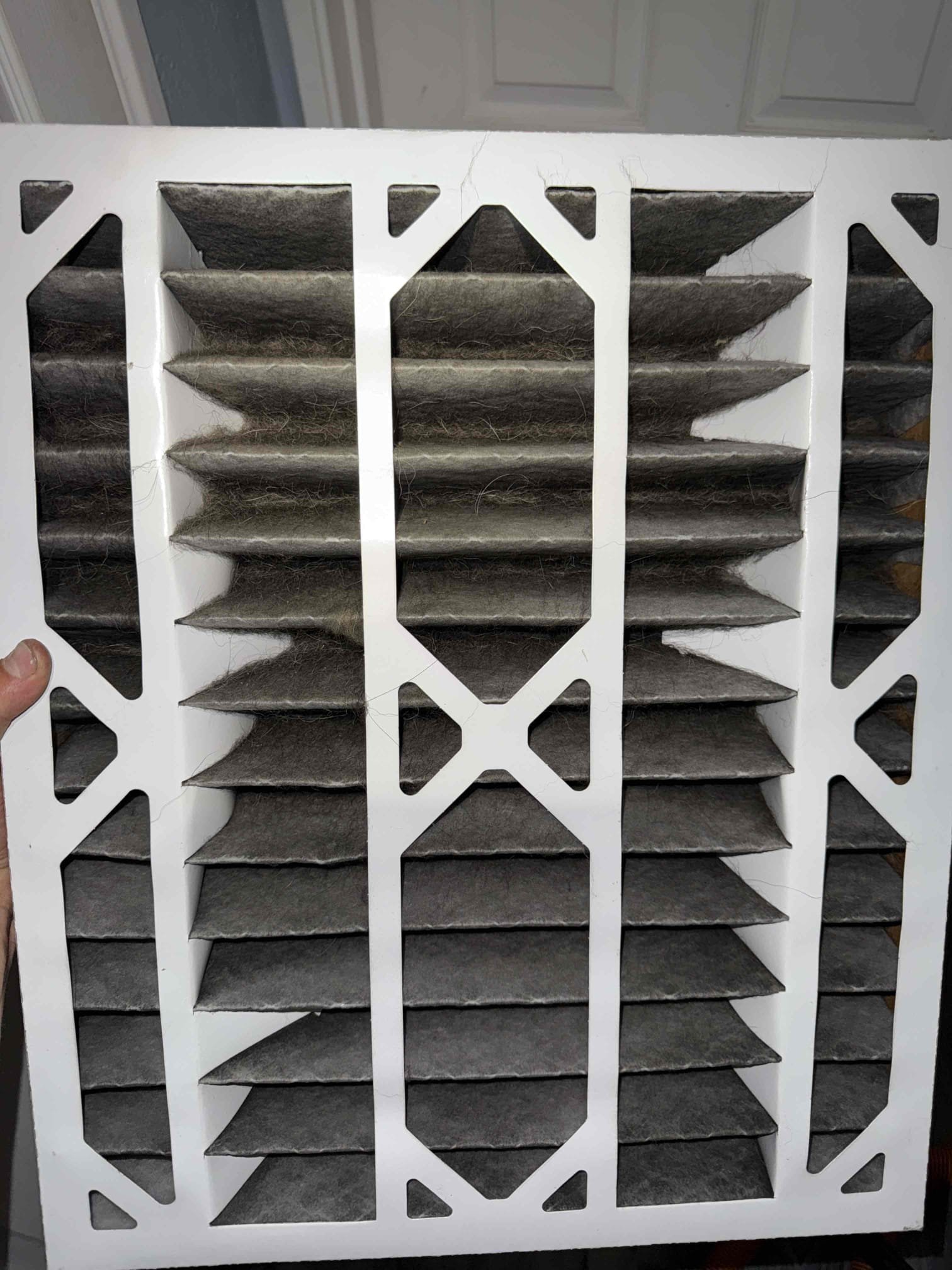 Performed in place coil cleaning. Cleaned coil the best we could without damaging it. If coils get heavily impacted again, we have to recommend a pull and clean instead of a clean in place. Advised client to change his filter asap. 