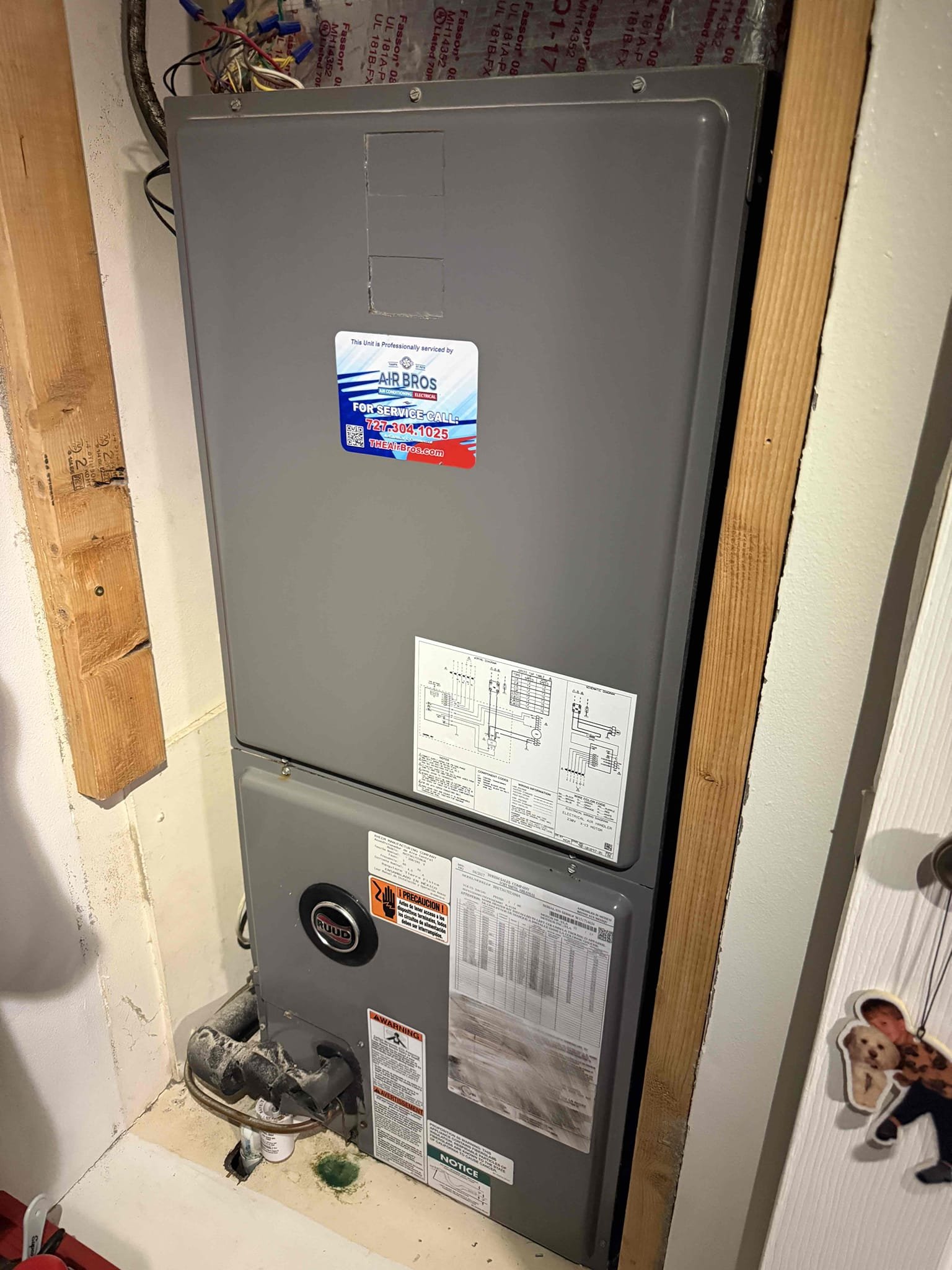 Replaced warranty TXV. Performed complimentary condenser coil cleaning. Performed complimentary drain line/primary drain pan cleaning and treatment. 
System is cooling and heating properly at this time with no other leaks. 