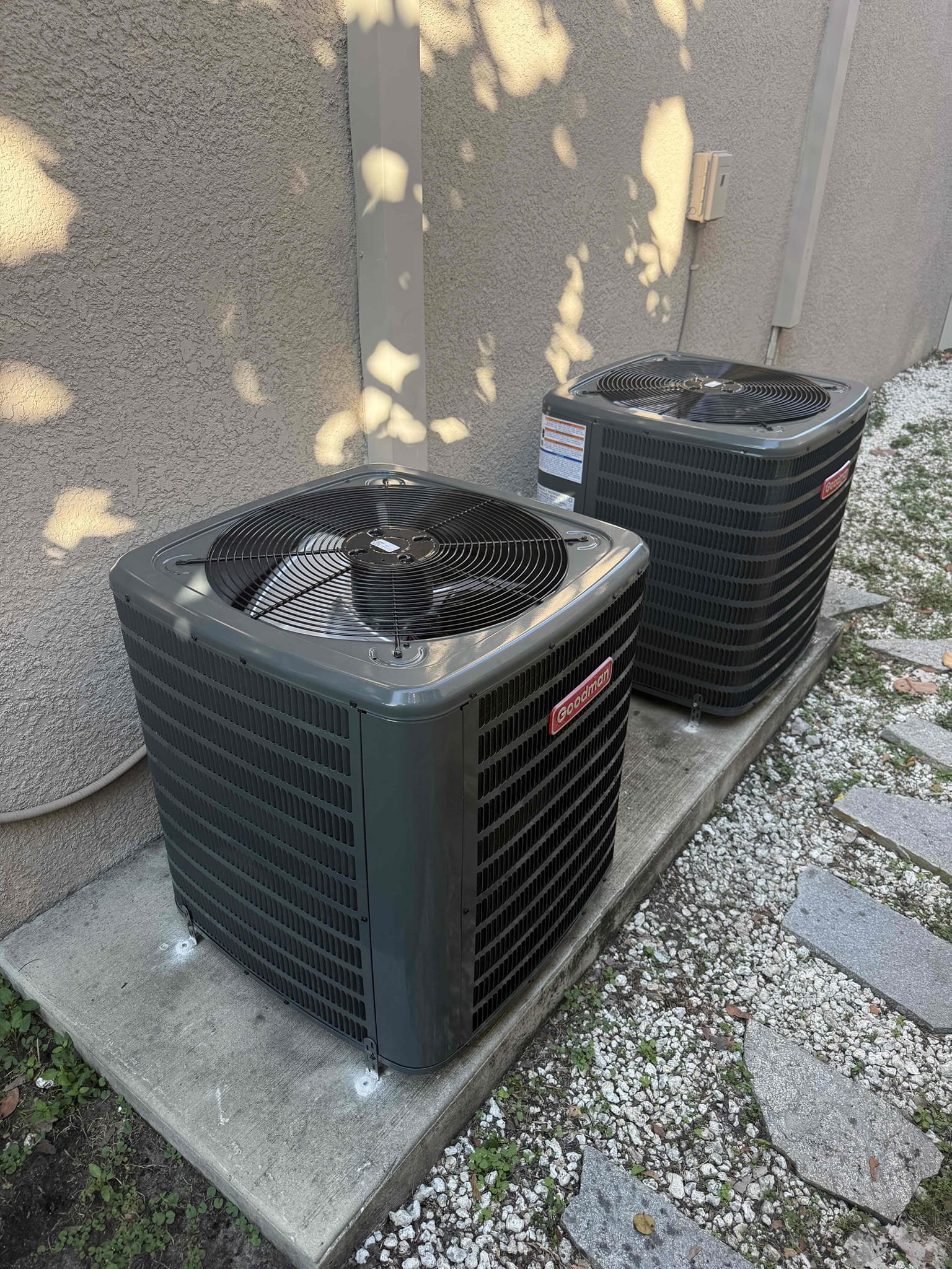 Upon my inspection, found fan speed taps were too high. Changed both fan speed taps for both systems to a lower speed. Client is satisfied with changes. Sending quote for pass-through grill located at the air handler closet. Also sending quote for a two system maintenance plan.
