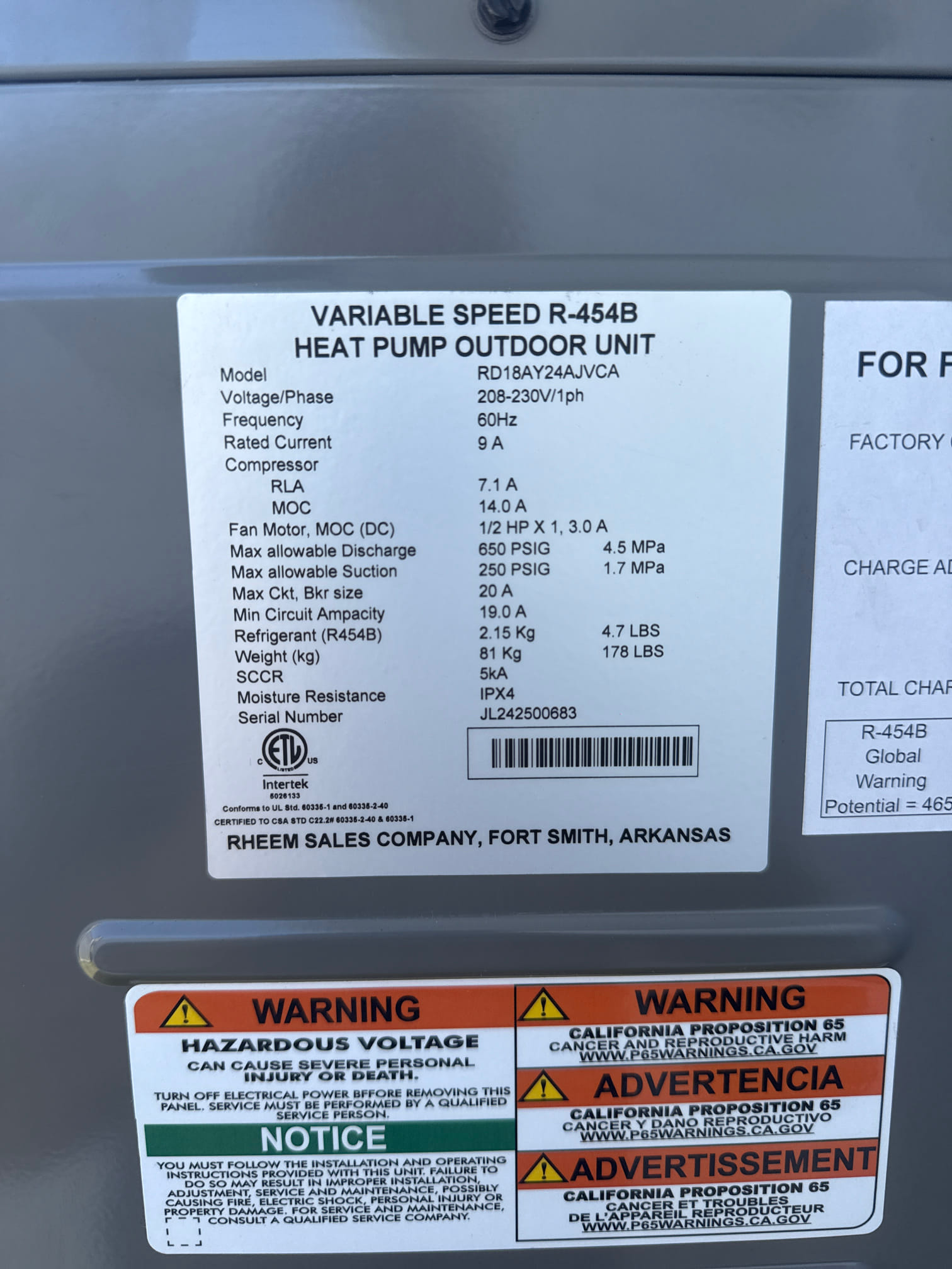GOODMAN Equipment 
Install New Air Handler 
1” Filter Riser Rack 
Install Air Handler UV System
Install New Outdoor Condenser 
New Filter Drier 
Install Thermostat (Auto Changeover)
Thermostat Wire Included 
Primary Float Safety Switch
Outdoor Surge Protection 
UV Rated Outdoor Insulation 
Refrigerant Locking Caps
Flush Existing Refrigerant Lines
Flush Drain Line
4” Hurricane Pad
21” Hurricane Stand 
Vibration Pads
Hurricane Tie Down Straps
Vacuum System 
Seal Supply/Return Plenums 
Remove Current Equipment
Permitting 
10 Year Parts Warranty
3 Year Labor Warranty 
100% Satisfaction 

*Insulate return beneath air handler 

*2,000$ Tax Credit Available
*140$ Teco/Duke HP Credit