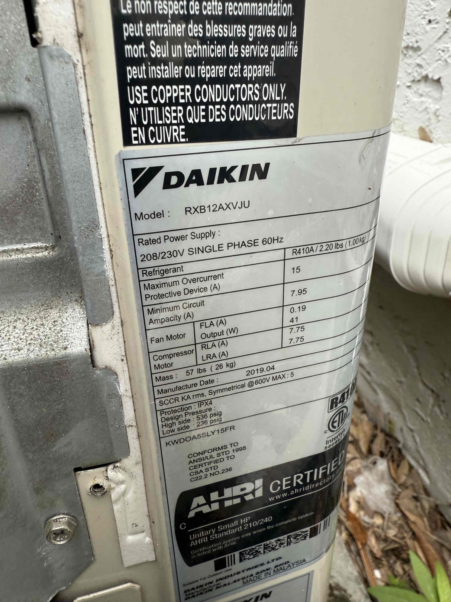 On arrival found mini split not cooling. Did not observe any error codes. Reset power and inspected. Pressures good. Temp split good. Unit ran for nearly an hour with no issues. Performed drain cleaning. If problem persists we will contact tech support at a charge of $175.50. Client to not reset power because it will clear codes. 