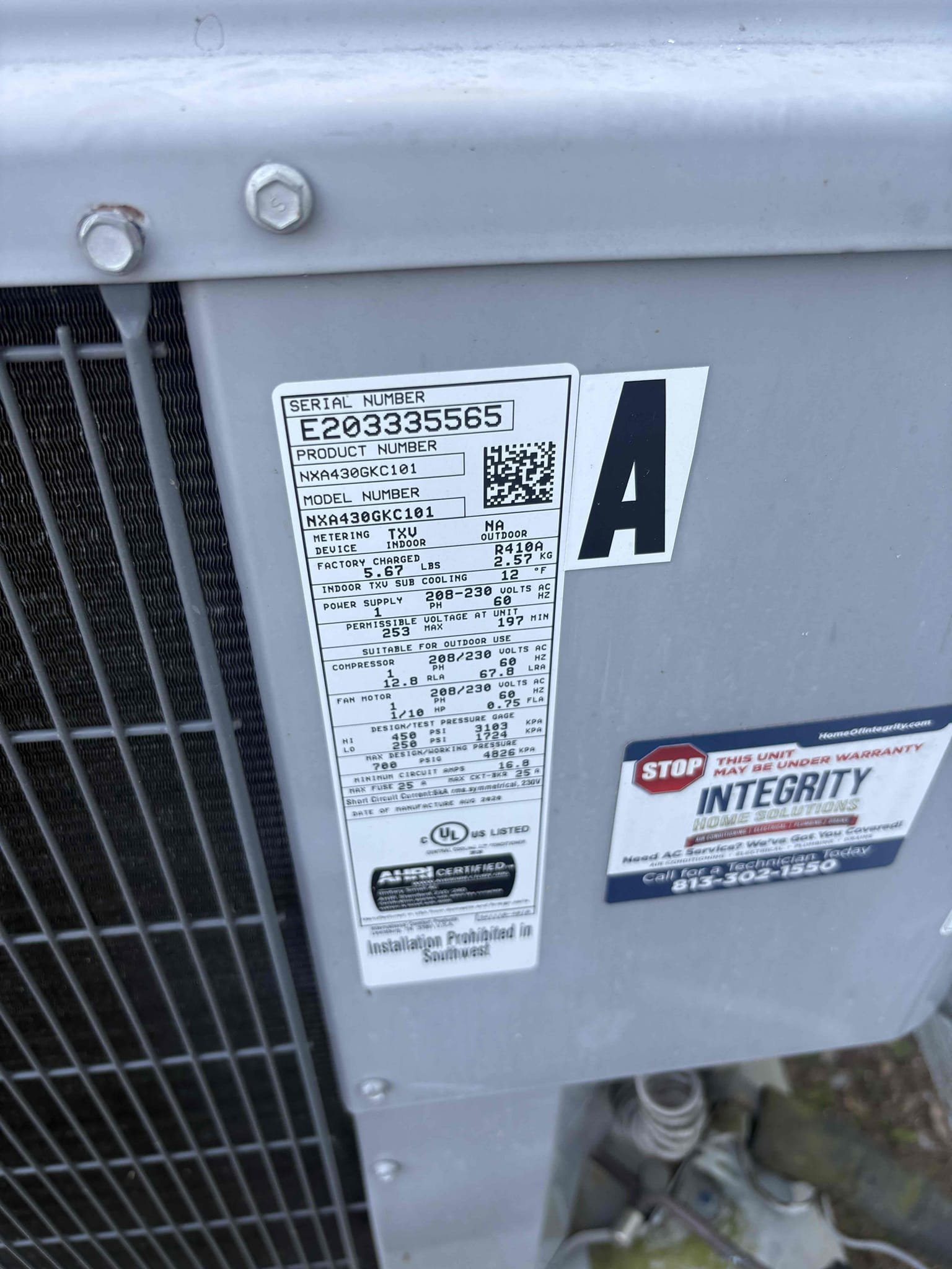 Upon arrival found air handler motor had failed causing system to freeze over. Another company out prior to today’s visit. Outdoor disconnect was pulled and some ice still on air handler coils. Also found drain line starting to back up. Went over warranty vs aftermarket with home owner. He is second owner of system. Explained we could wait till next day to verify warranty. Went ahead with aftermarket motor. Replaced motor and performed tuneup on system. Verified system operations. Unit is currently working within manufacture specifications. Inspected ductwork and sizing as previous company (checked static pressure with blower operating). Ducts are sized and in good shape. Would recommend sealing ductwork. 

Will schedule tuneup for unit B

Signed up for membership for unit A & B 


Complimentary tuneup on unit A
Waived 95$ Diagnostic 