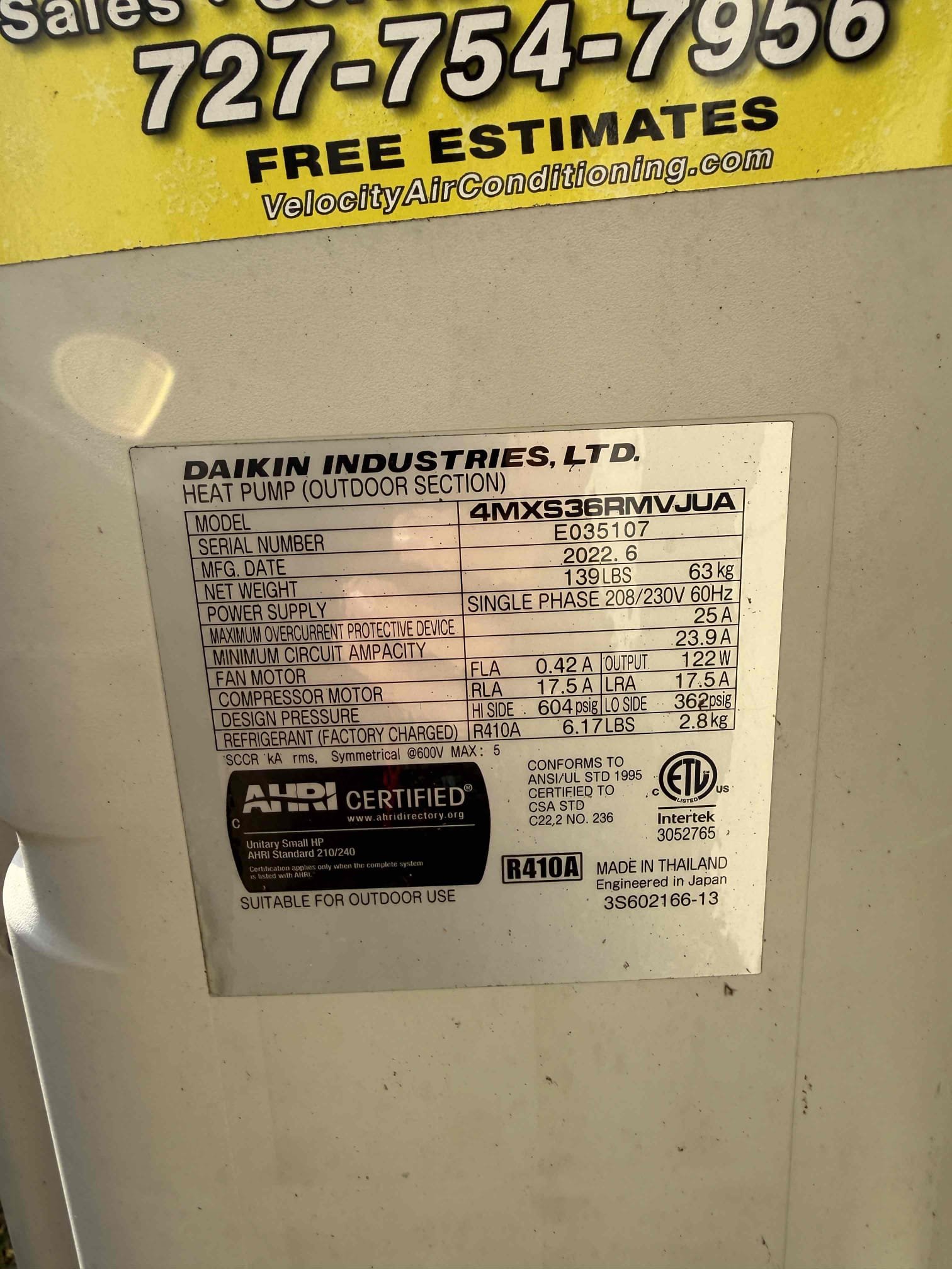 Upon my inspection, found one mini split head system condensate pump failed. Quoting to replace pump and quoting to clean all three head units as well as the condenser unit.