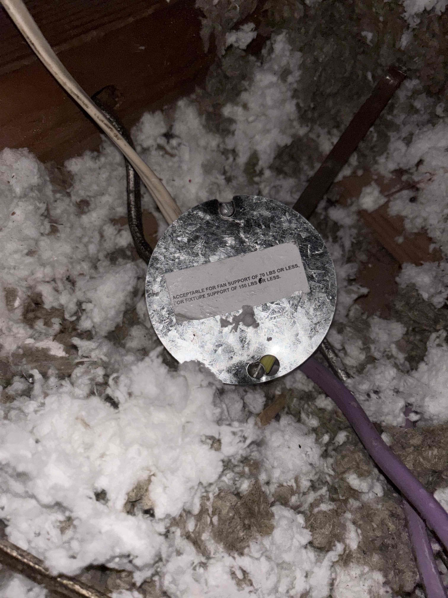 Remove receptacle beside switch in kitchen run a new line from an existing receptacle 
Remove single gang switch box and install a 2 gang cut in box 
Had to rework junction box in the attic that was drywalled over to it a safe connection 