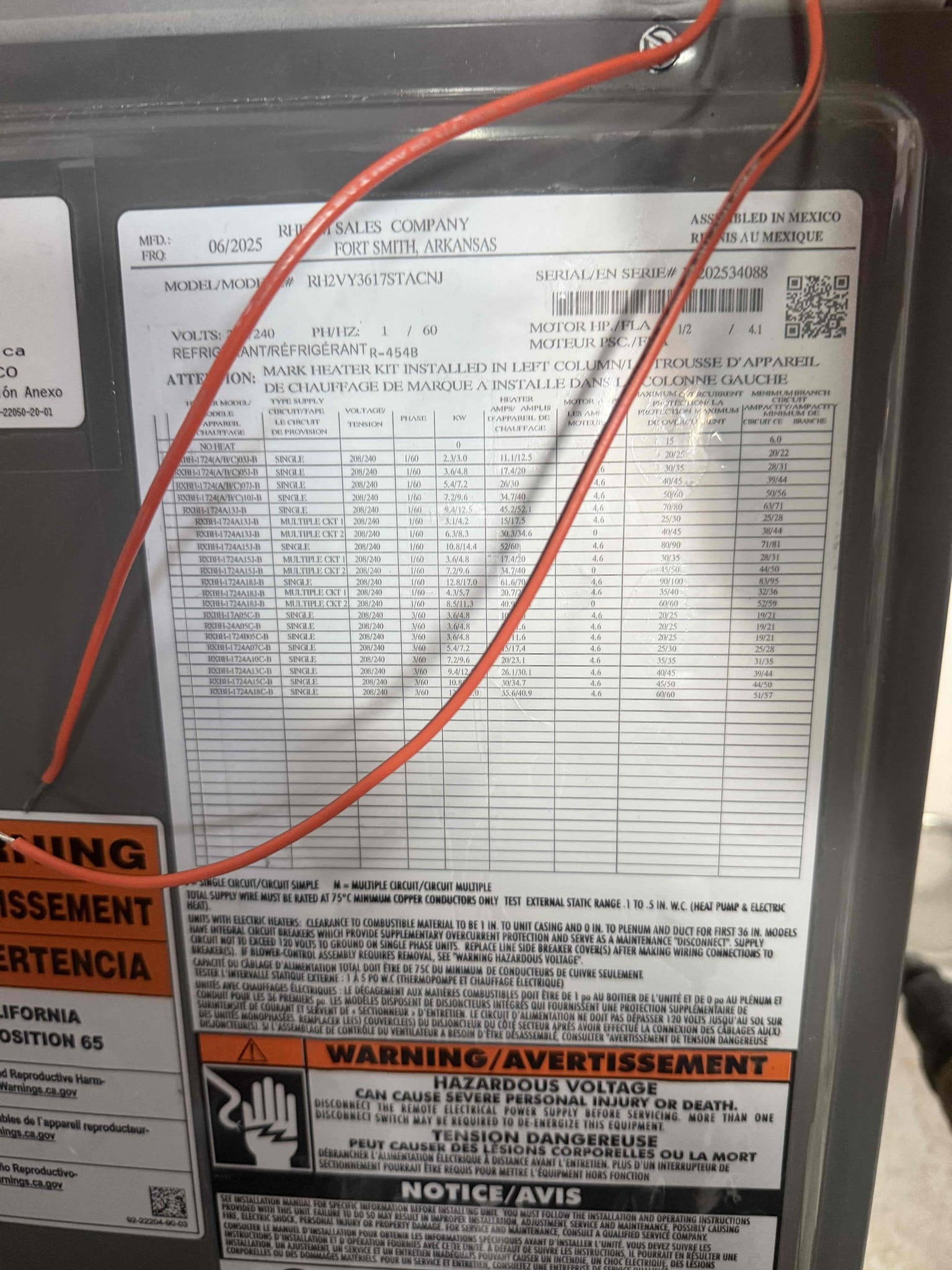 ~ 3 Ton 18 SEER High Efficiency Inverter System
~ 10 Year parts warranty 
~ 3 year Labor warranty 
~ 0% 18 month financing
~ $2000 Tax Credit (ends this year)
- Installation of vertical air handler in garage
- Clean and reseal supply plenum
- New thermostat (WiFi compatible)
- New safety float switch
- New insulation on copper
- Installation of Condenser unit
- New Hurricane pad
- New Hurricane straps
- New UV rated insulation on copper
- New filter line dryer
100% satisfaction
Quote is eligible for 30 days