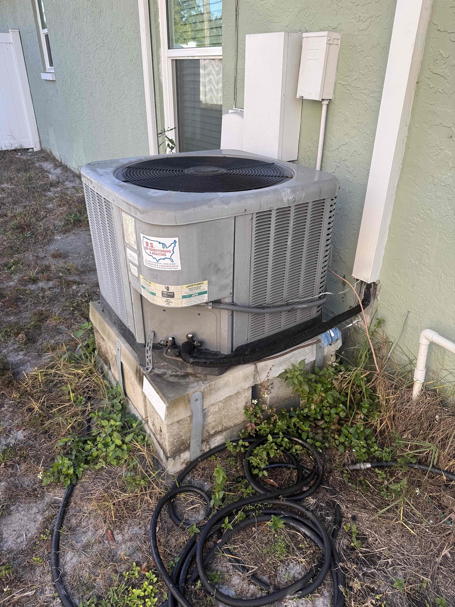 Replaced faulty float switch and performed chemical cleaning on drain. Inspected full system. Recommend to replace corroded indoor txv. Unit is out of warranty and is in fair condition. Corrosion starting to form on outdoor coil. Unit is cooling properly at this time. 
1 year parts warranty for float switch. 