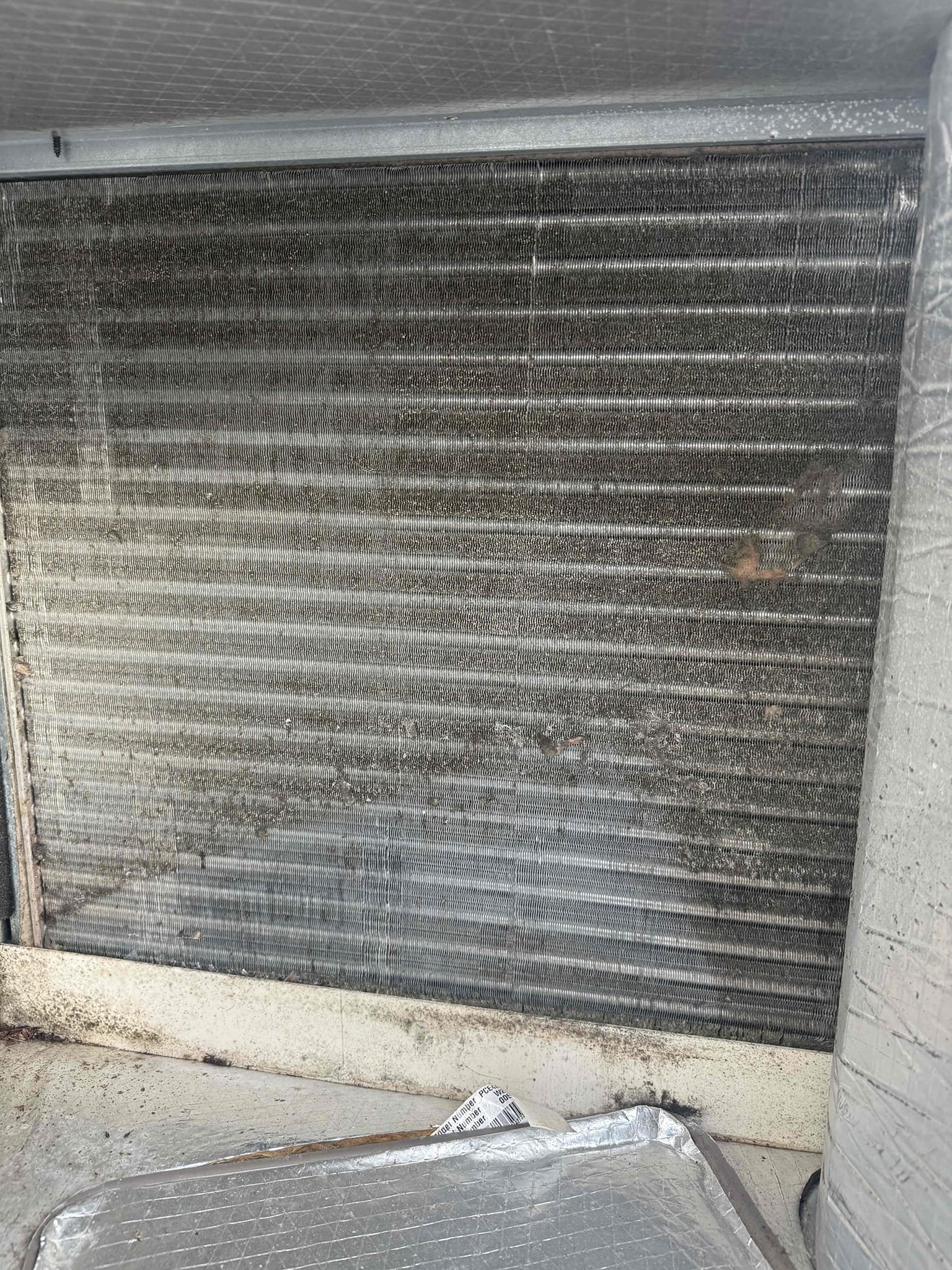 Performed evap coil cleaning on package unit. Wiped down blower compartment. Added 2 uv systems to unit to help prevent growth. Start and test. Tax and labor included. 