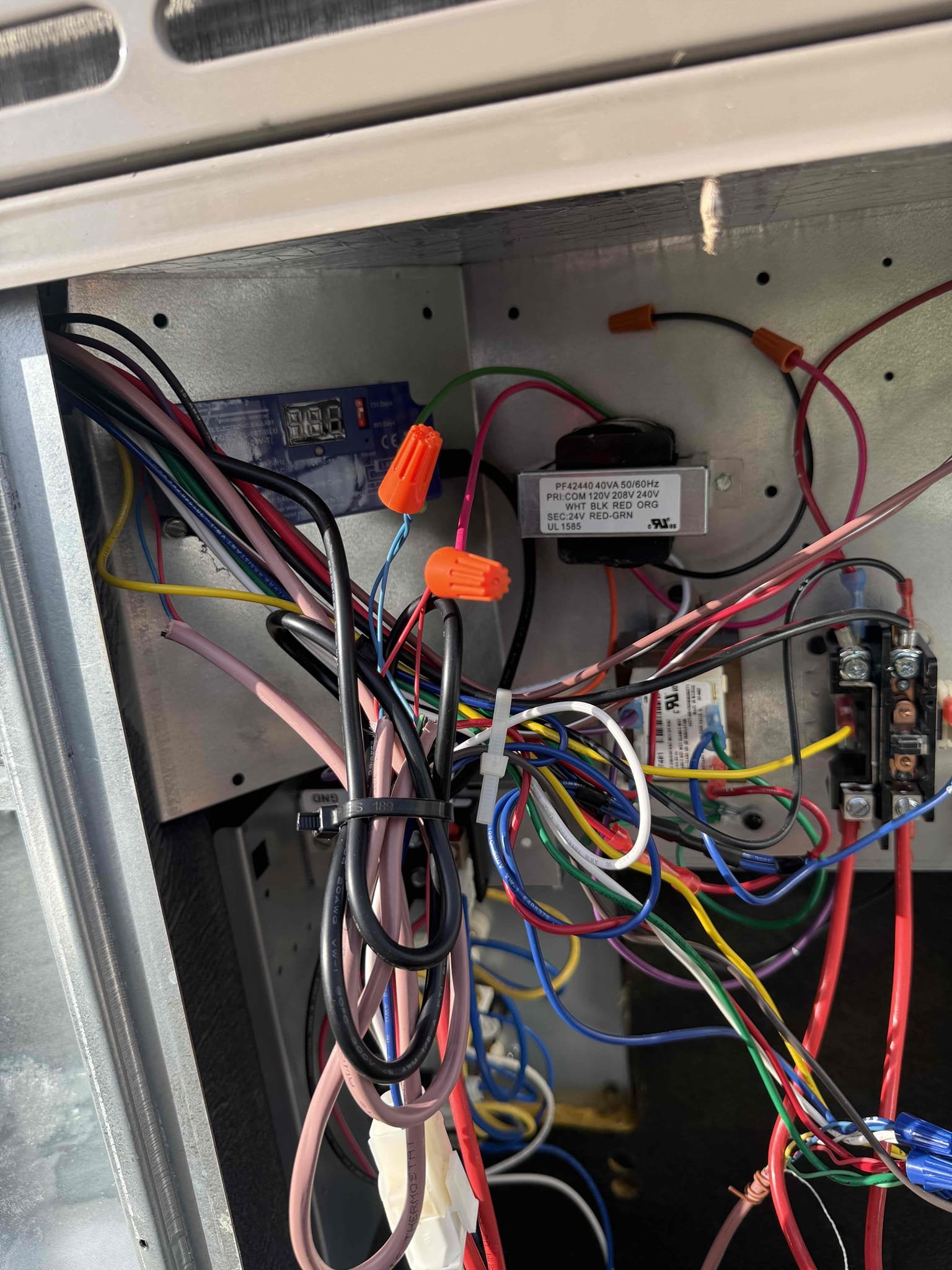 Performed evap coil cleaning on package unit. Wiped down blower compartment. Added 2 uv systems to unit to help prevent growth. Start and test. Tax and labor included. 