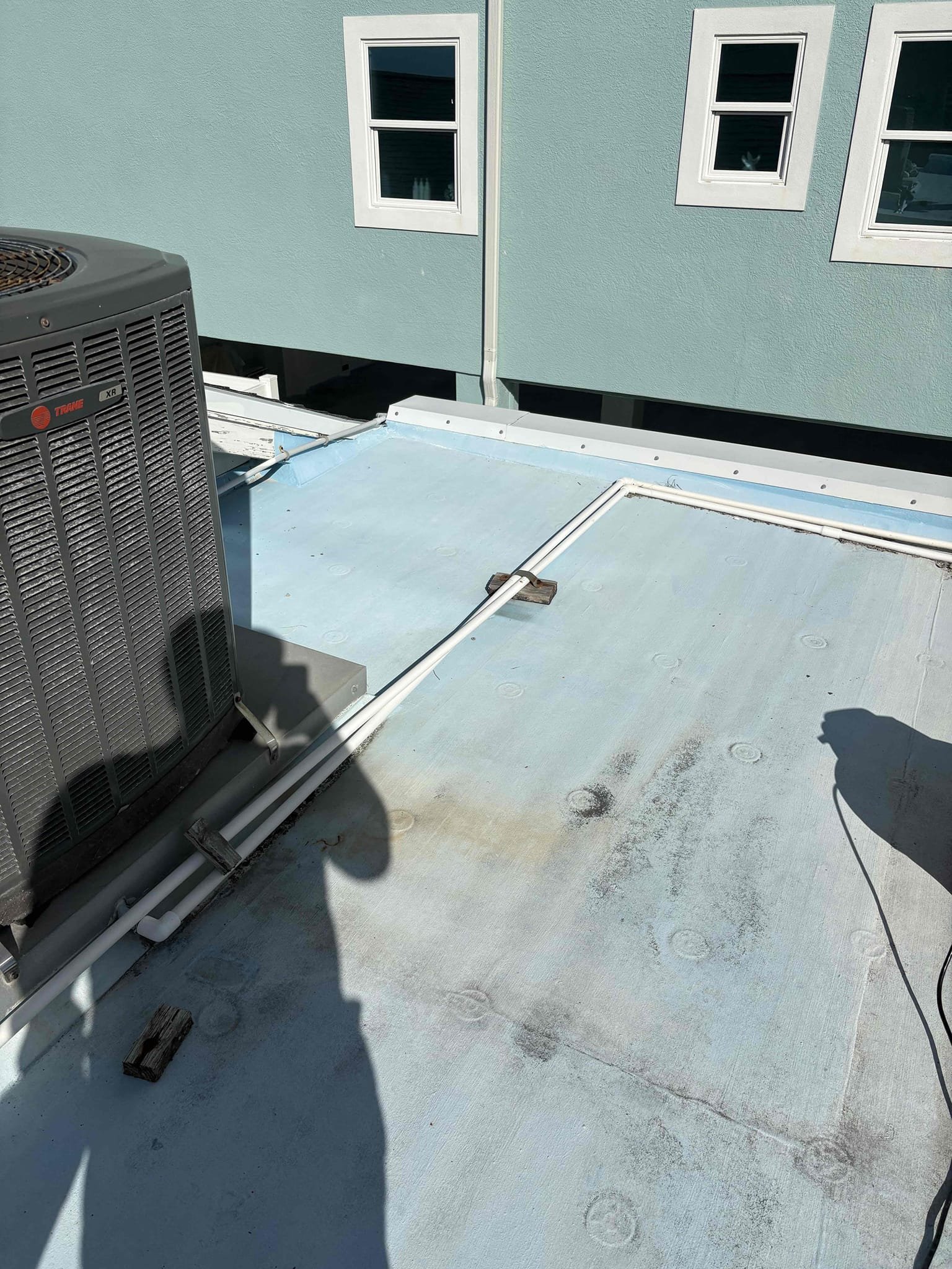 Full System Tuneup (2 Split Systems)

Trane & York System 

Air Handlers Located in Attic (use ladder and gable vent to access)

Outdoor Condensers on Roof

Checked temperature splits 

Inspected Air Handler Coils 

Inspected Blower Wheel & Assembly 

Checked cap mfd 

Checked contactor 

Inspected wiring 

Compressor amps 

Motor amps 

Cleaned condenser coils 

Cleared drain line and pan 

Checked refrigerant pressures 

Checked blower amps 

Checked filters (property manager changed)

Thermostat operations (nest thermostat for York system not able to connect via app, recommend replacing thermostat)

Checked heating and cooling 

Units are operating at this time 

York Unit Notes 
-replaced heater kit and contactor
-poor airflow due to collapsed ducting and not being sealed properly 

Trane Unit Notes
-no primary safety switch (if secondary fails potential damage to ceiling)