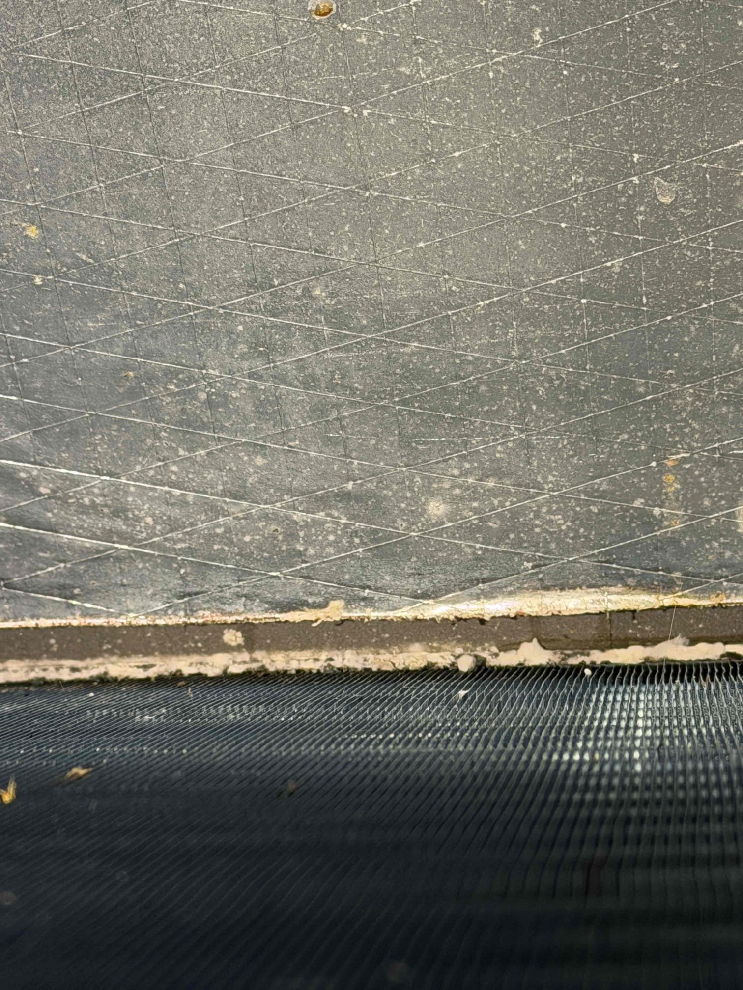 Performed Maitenence on system. Cleaned/treated drain line and primary drain pan. Could not access condenser due to code on rooftop door. Will return with quoted work to Maitenence condenser unit.  Verified safety float switch functionality. Made sure all connections are tight. System is cooling with a 16-17° temperature split at this time.
Quote sent for cleaning he and UV system. Quote accepted and returning next week to perform work. 