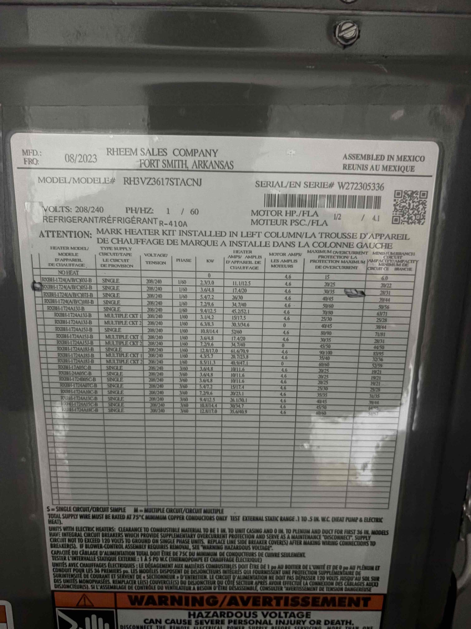 2 Year Old Home 

2 Split Systems 

Downstairs unit board failed due to surge of power. Explained that we could replace the board and motor ECM potentially has issues. Will return to replace board and air handler motor. Left power off to unit. 

Went over surge protection and membership details 