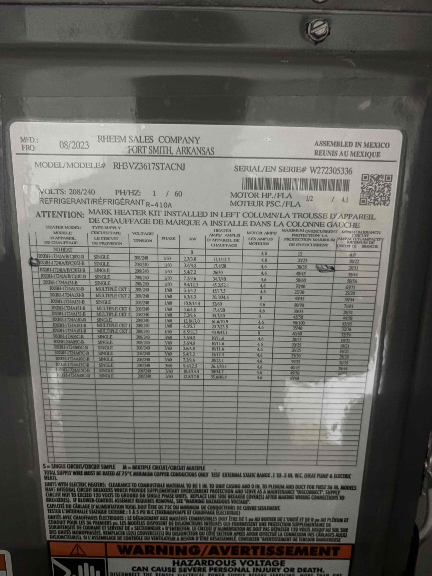 2 Year Old Home 

2 Split Systems 

Downstairs unit board failed due to surge of power. Explained that we could replace the board and motor ECM potentially has issues. Will return to replace board and air handler motor. Left power off to unit. 

Went over surge protection and membership details 