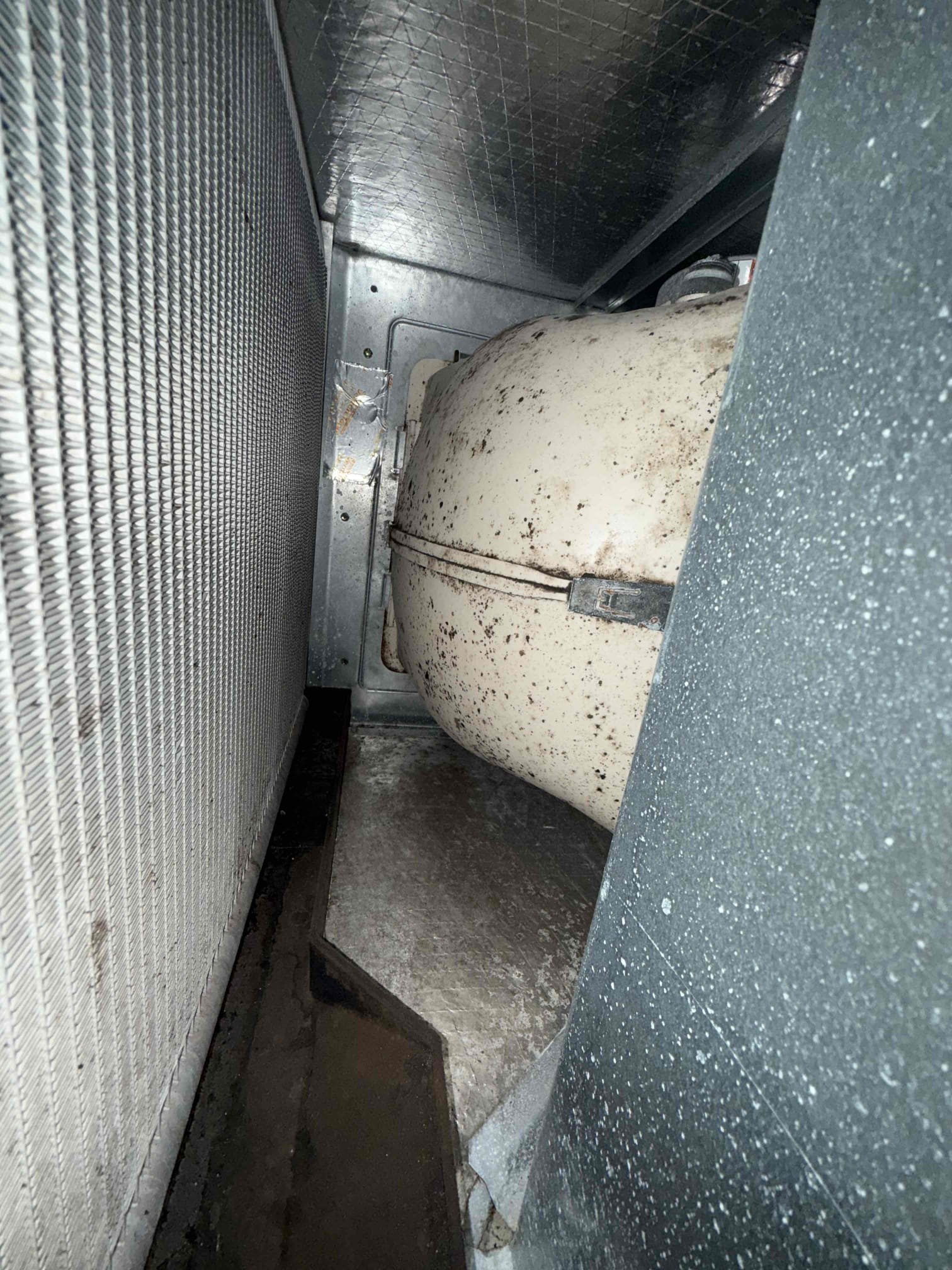 On arrival found unit not heating due to shorted blower motor. Found evap coil and blower housing dirty. Checked he thermostat wire is corroded on roof and is recommended to repair. Unable to verify operation of system due to bad motor. Will submit estimate for repairs. Made client aware of possible added expenses after motor is replaced. Client declined unit replacement at this time. 