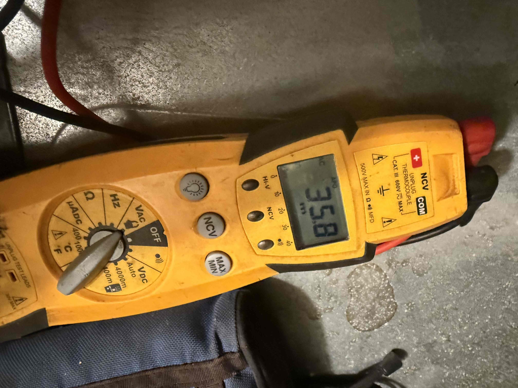 Found unit to not be wired correctly for emergency heat to kick on. Wired unit properly. Start and test. Amps on heater good. Temp split good. Unit operates in heating and emergency heating at this time. 