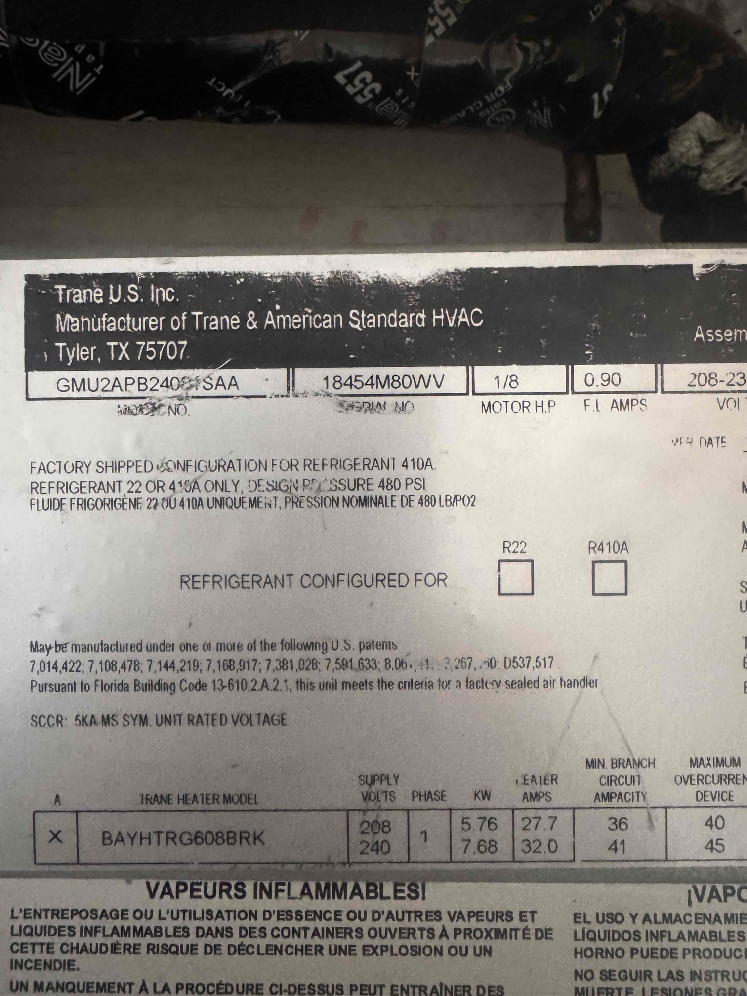 Bad heater kit. Quoting replace