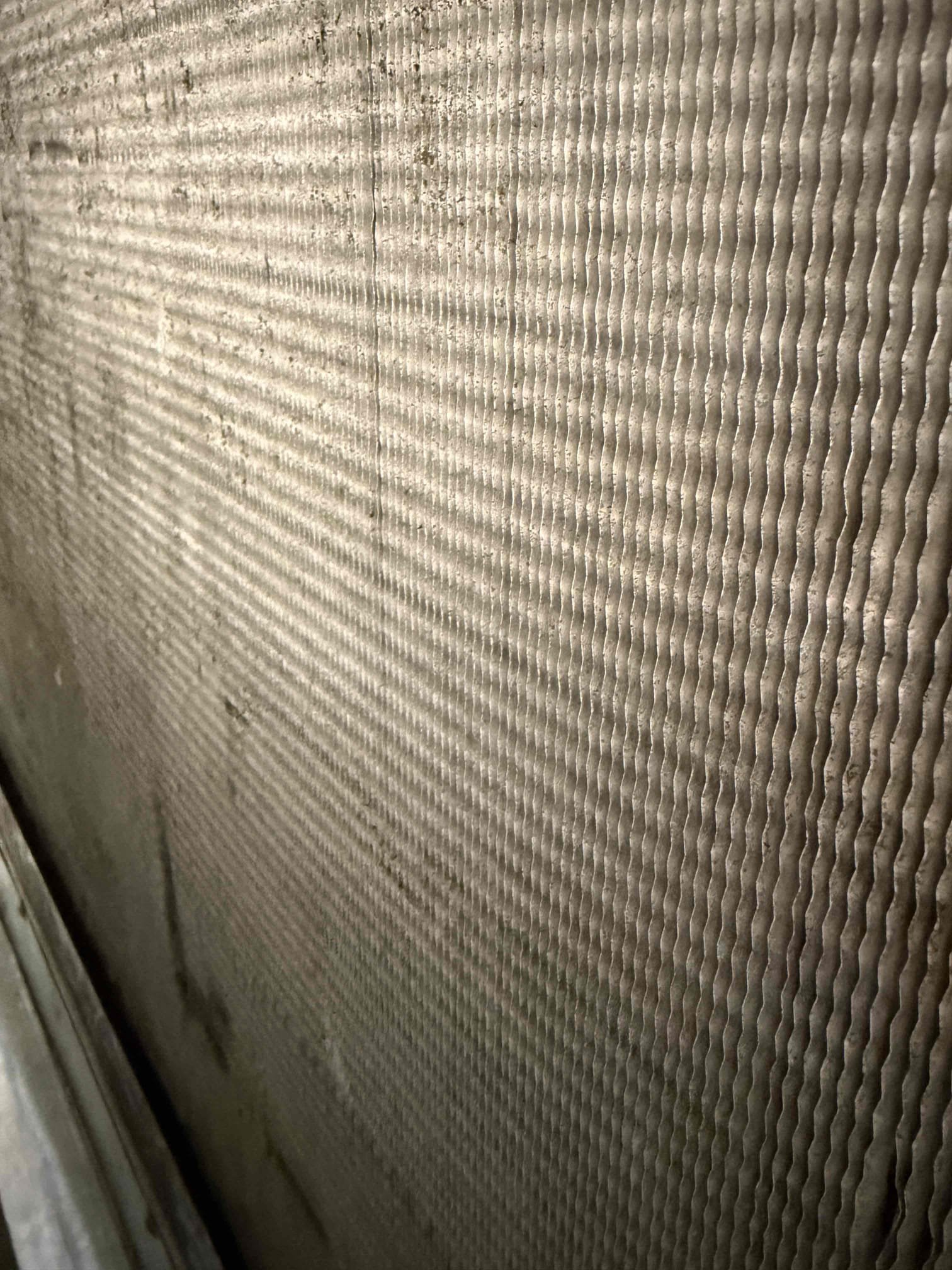 No guarantee due to system age. 
** risk of creating a leak in the R22 refrigerant copper lines.**
- Clean evaporator coil in place. *cleaned 3 times*
- Clean blower wheel in place. 
- Sanitize duct work. 
- Sanitize inside of Air handler. 