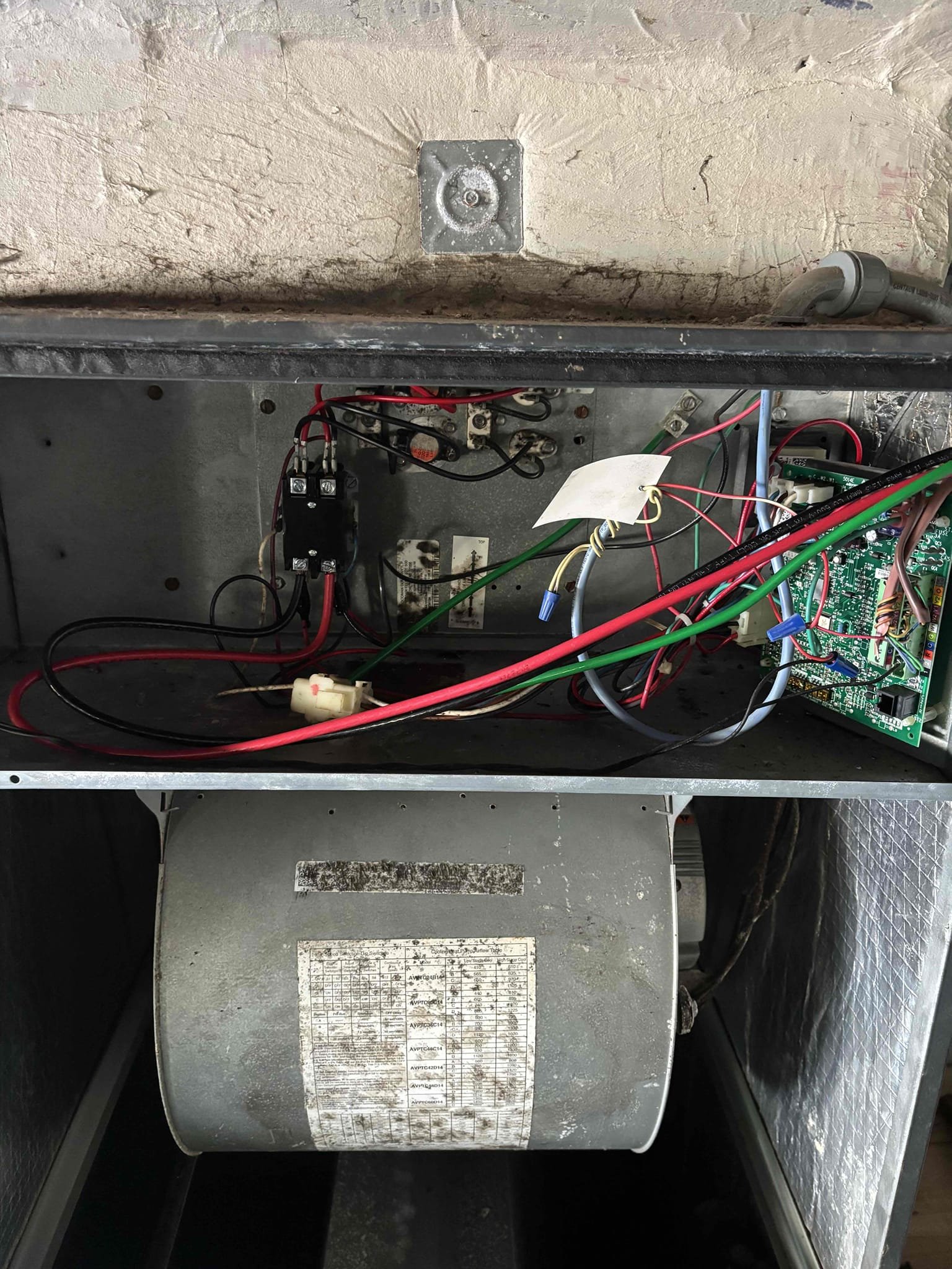 Replaced breaker and electrical wire in the whip 