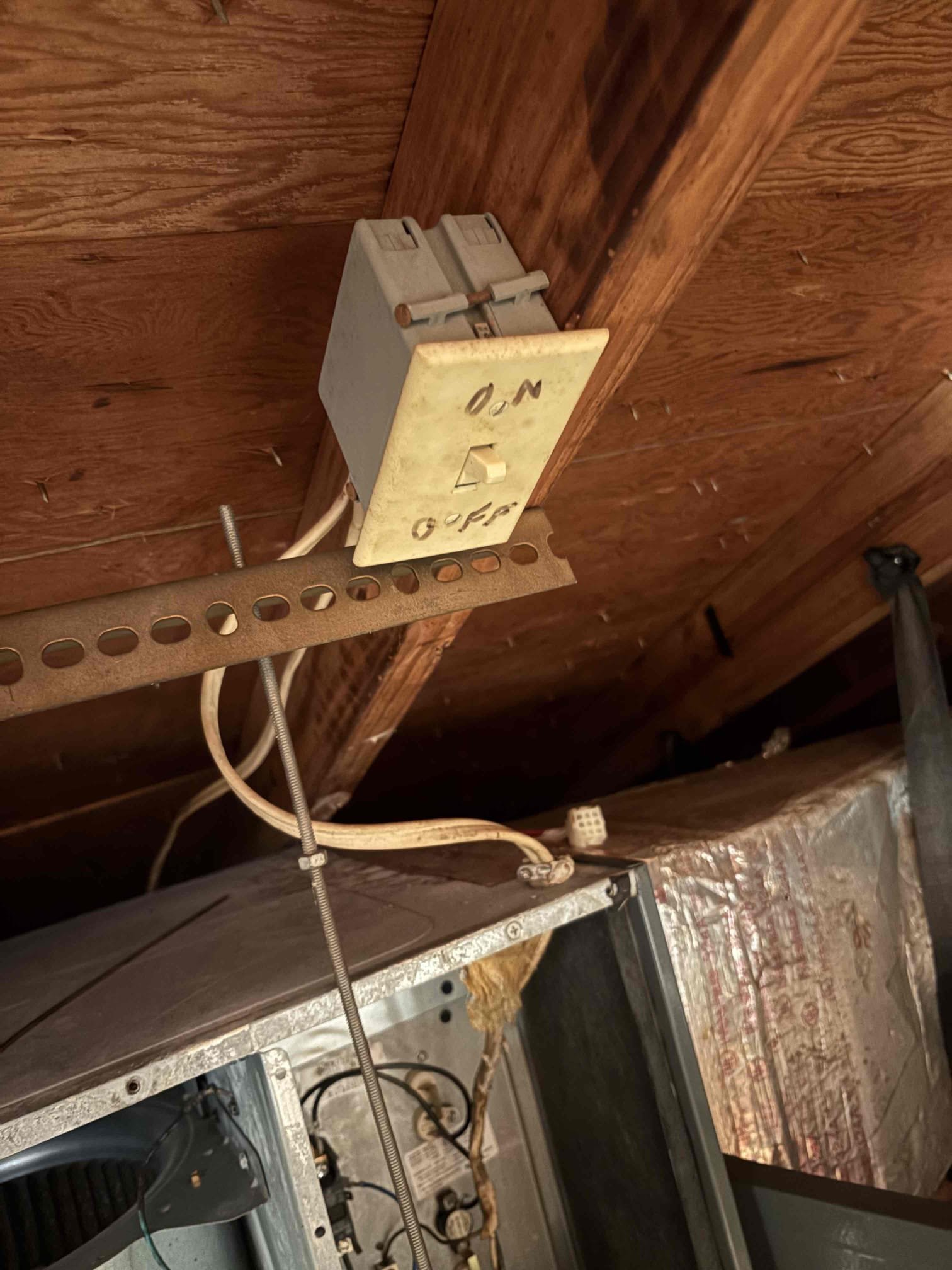 Full System Tuneup 

Non Permitted Install 

Home owner also had previous/current rodent issue

Air Handler Notes 
-no primary safety overflow switch 
-secondary pan no capped 
-drain line lacking insulation 
-bacterial growth accumulating inside air handler (blower wheel)
-plenums not sealed properly 

Outdoor Unit Notes 
-no hurricane tie down straps 
-outdoor disconnect broken

Ducting Notes 
-damaged 7” flex 
-damaged main trunk flex 
-ducts not sealed properly 

Refrigerant lines not sized properly for system 

Home is also lacking insulation 

Bathroom fan on operable (vented in attic/exposed high voltage) home owner states it’s been disconnected 