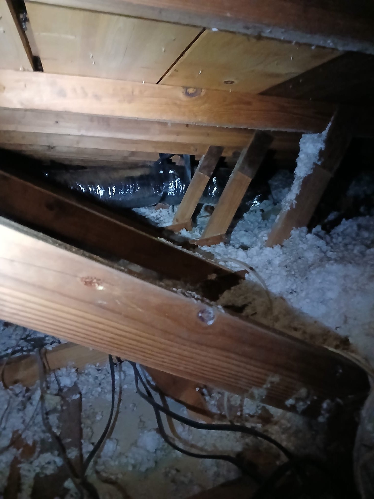 Full Duct Replacement 
Install Attic Fan 

Unable to test attic fan due to temperature in attic being to low asked customer to check this afternoon if it comes on 
