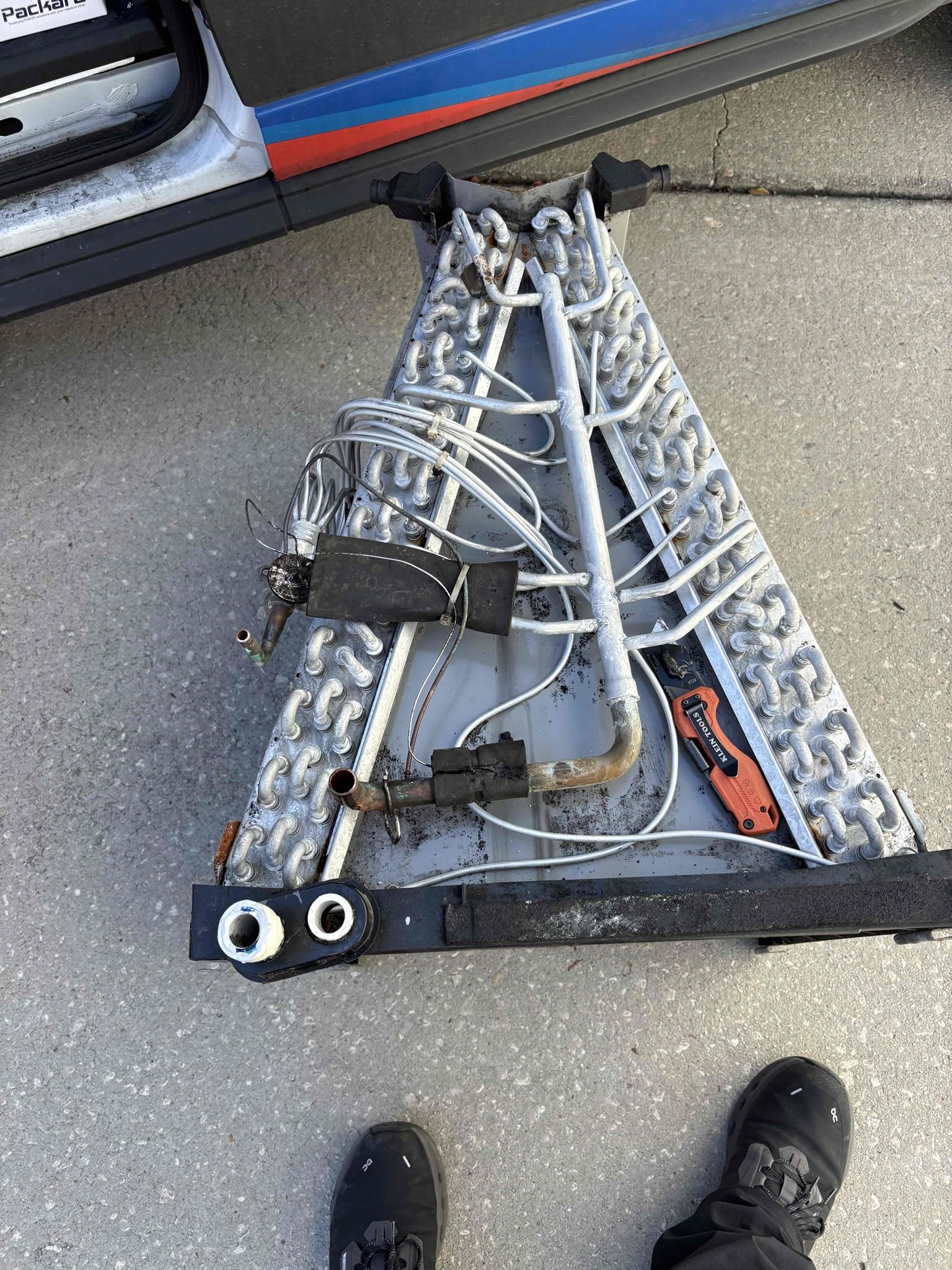 Replace warranty coil and txv 

Replaced filter drier 

Replaced schrader cores 

Charged system 

Verified system operations 