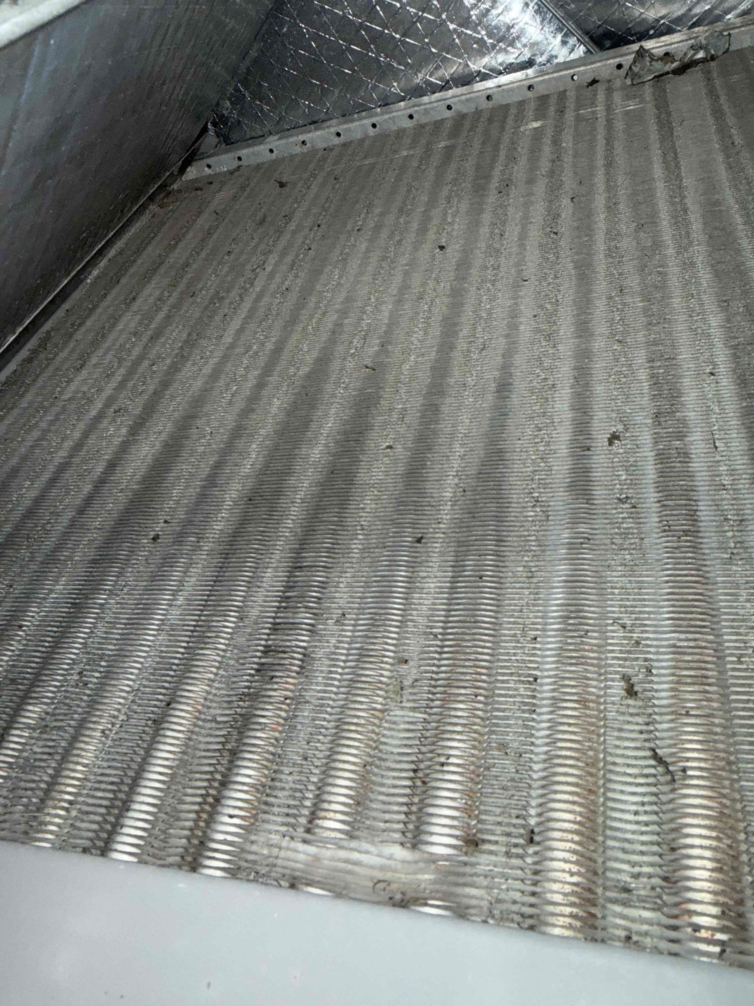 Performed maintenance on system. Electrical checked good. Pressures good. Temp split good. Unit heats and cools properly. Cleared pan and drain. Added chemical to help prevent growth. Rinsed condenser coil. Ductwork is original sheet metal with deteriorated insulation. Made client aware. Client declined estimate at this time. 