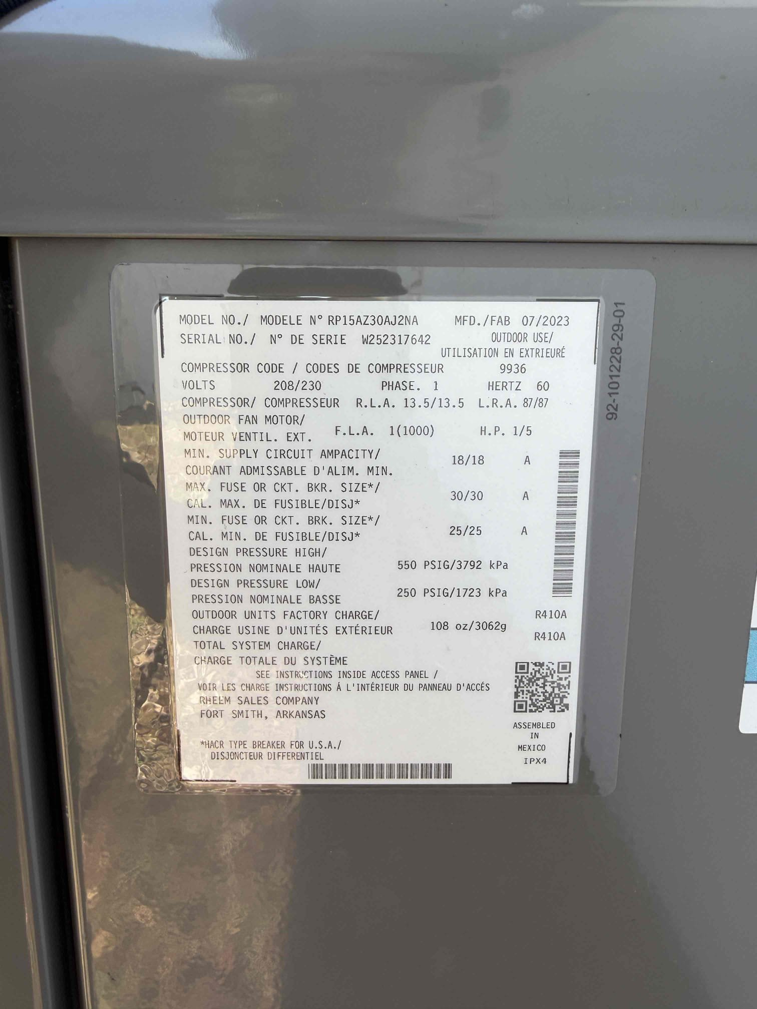 
Performed Maitenences on systems. Cleaned/treated drain lines and primary drain pans. Cleaned condenser coils. Evaporator coils are clean. Cleaned mini split evaporator coils. Verified safety float switch functionalities. Checked amp draw on compressors. Checked amp draw on fan motors. Checked capacitors are within factory range. Made sure all connections are tight. Systems are cooling with 20° temperature splits at this time. Verified systems heat properly. 
Changed electrostatic filter for main system. 
Washed air filters for mini split. 