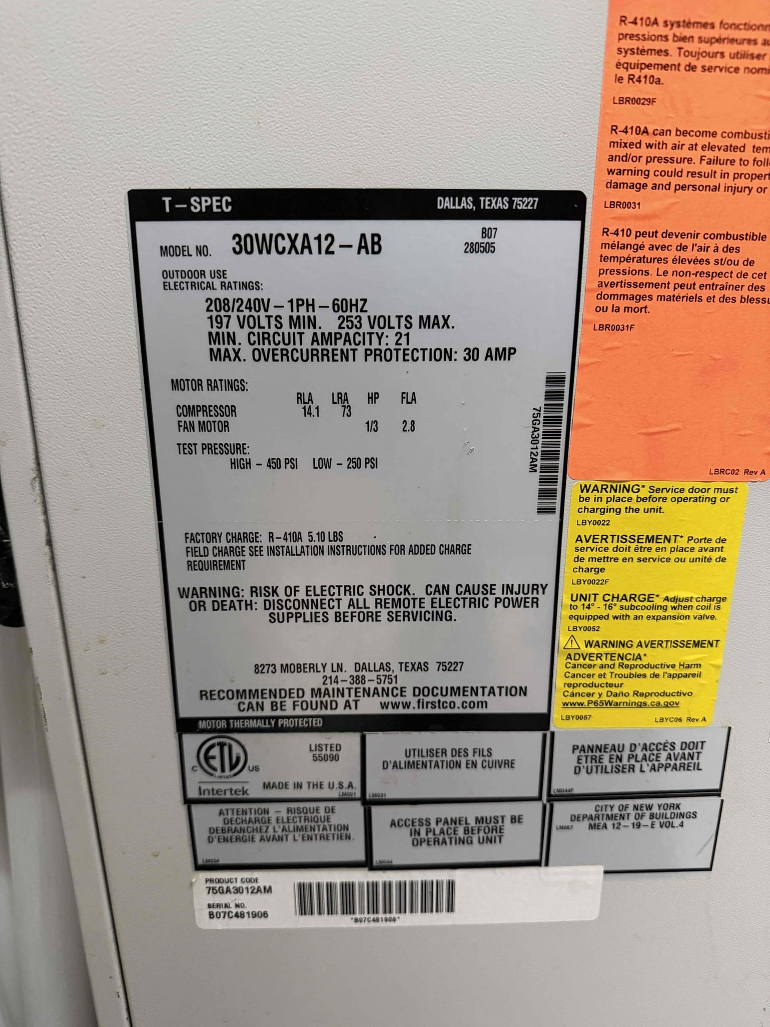 Performed Maitenence on system. Cleaned/treated drain line and primary drain pan. Condenser coils are clean. Evaporator coils are clean. Verified safety float switch functionality. Checked amp draw on compressor. Checked amp draw on fan motor. Checked capacitor is within factory range. Capacitor is not within factory range. Inspected Contactar. Contactar has slight pitting and showing signs of wear and tear. Client would not like to replace at this time.  Made sure all connections are tight. System is cooling with a 20° temperature split at this time.
Client says heating has not been working. 
Found gas shut off valve was off. Turned on and made sure it was not leaking. System is heating properly at this time. 
*Replaced capacitor.*