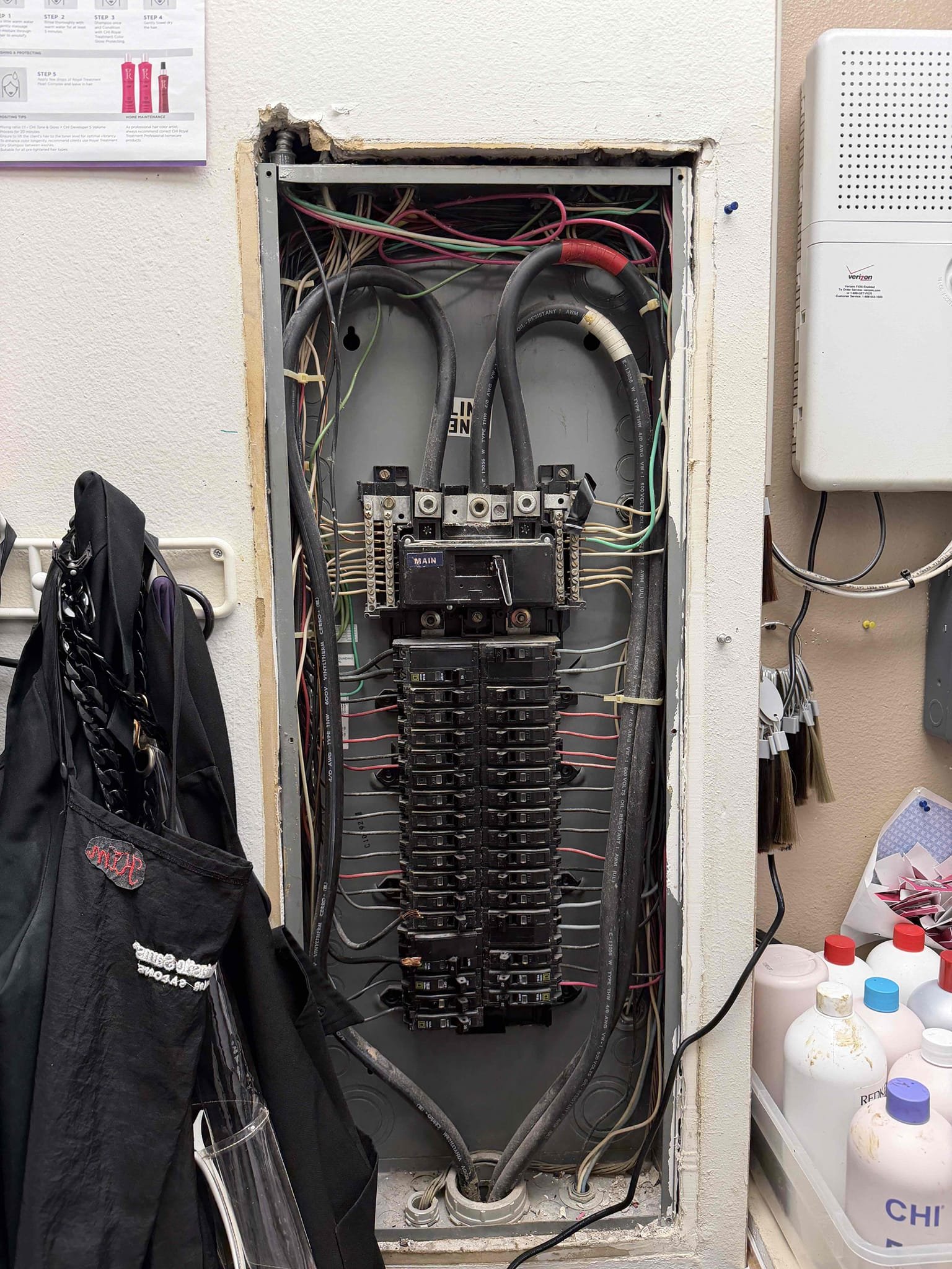 Client stated that new roof was put on previous Monday and the unit stopped running on Friday. It did rain Friday. Found breaker at main panel tripped. Turned off disconnect at unit and reset breaker. Breaker tripped immediately. Pulled wires off breaker and reset breaker. Breaker stayed on. Diagnosed a bad high voltage issue from panel to roof disconnect. Need our electrician to come out and give a quote for replacement. 

Quotes sent for system replacements per clients request. 