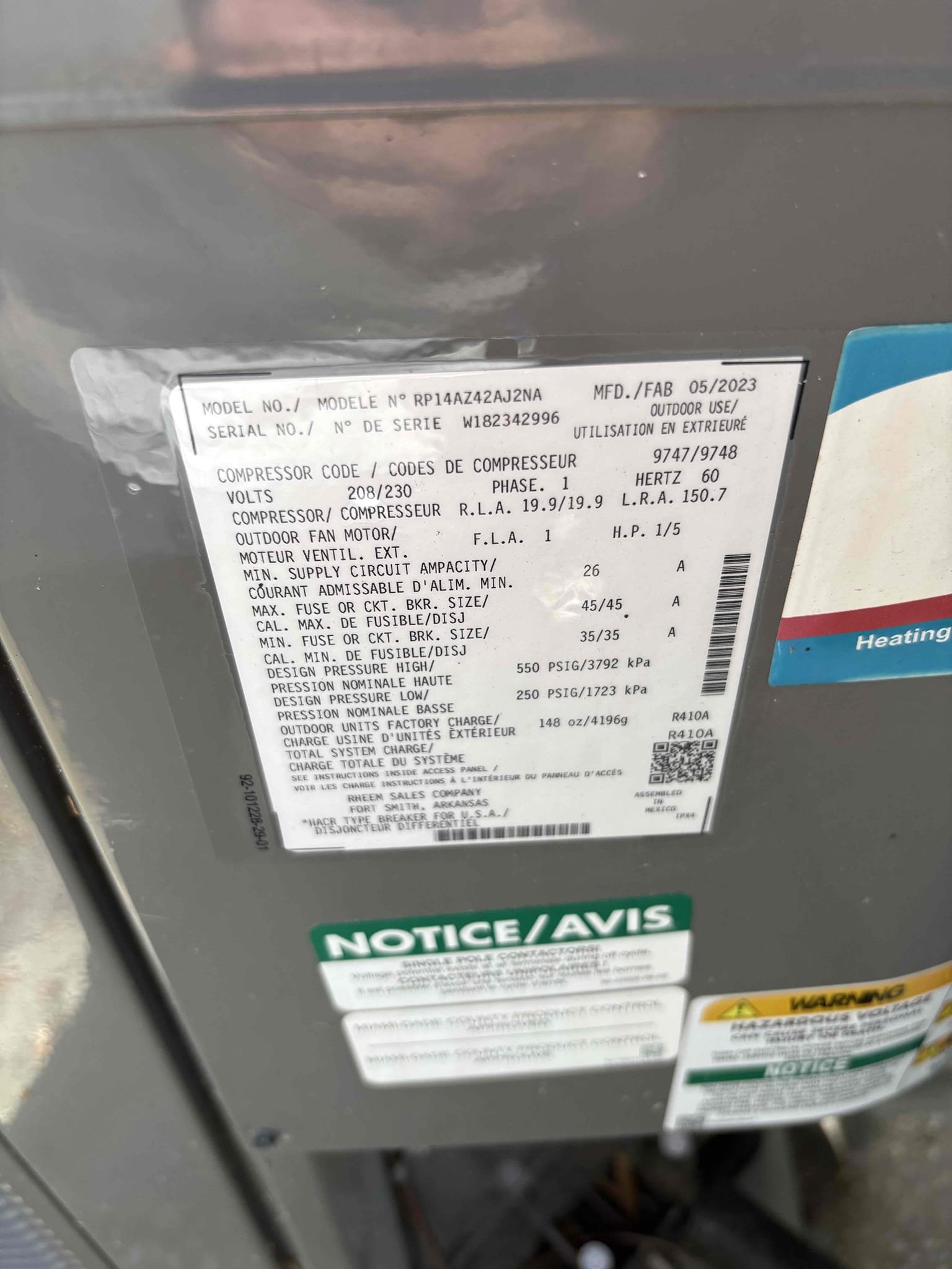 Full System Tuneup 

Found leak in evap coil. Will submit warranty form. 

Charged system back to factory specs 