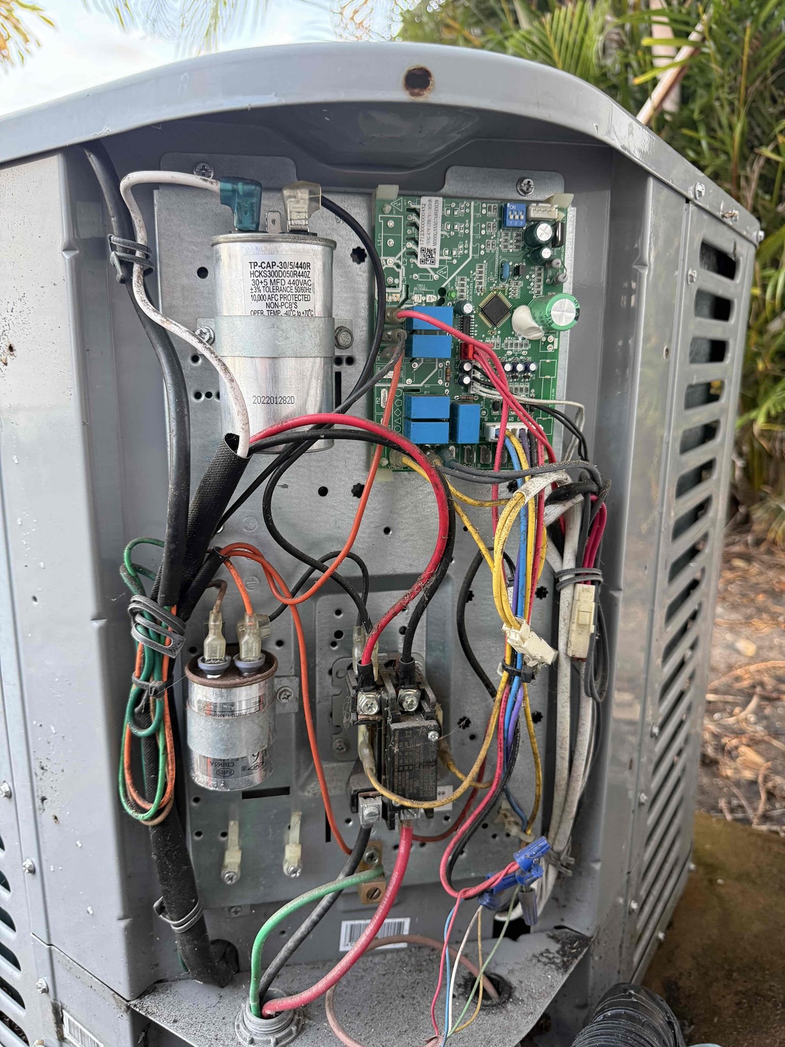 Completed tune up to find operation of unit within manufacturing specifications. Found blower wheel has biological growth, no primary float switch, duct work is not strap properly, 4 in run has collapsed on itself. 
Unit is operating there repairs will improve the operation, efficiency, and life expectancy of equipment. 

