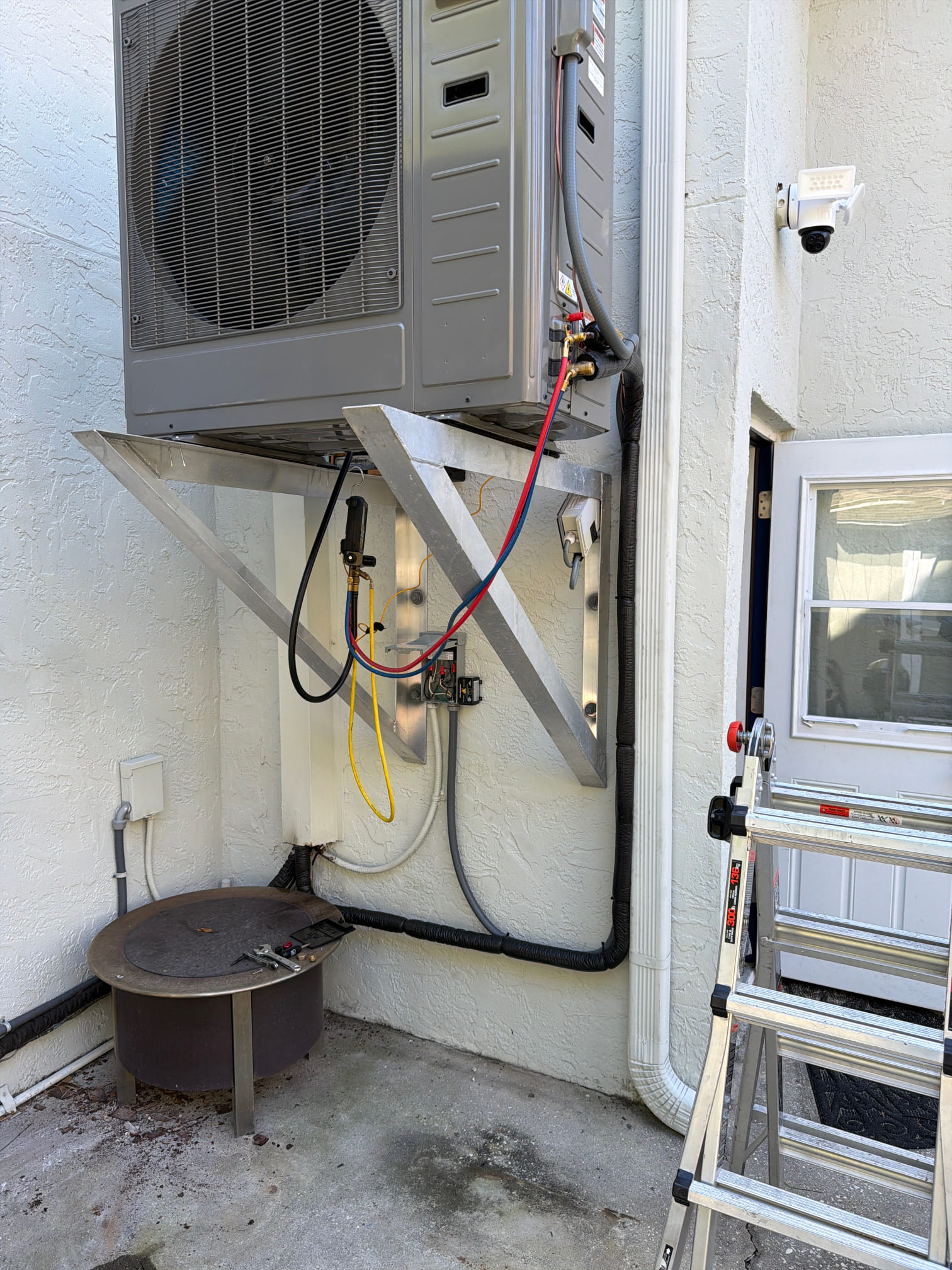 Ruud 3 ton 19 seer2 heat pump split system 
5kw heater with pull disconnect 
Anchor condenser with isolation pads
Ruud WiFi thermostat  
Surge protector 
1” filter rack
Uv light
Primary float switch
Remove existing equipment 
Connect to existing ducts and electrical 
Seal unit to code
Tax labor and permit included 
10 year parts warranty 
3 year labor warranty 

**4” media filter available for additional $300.00