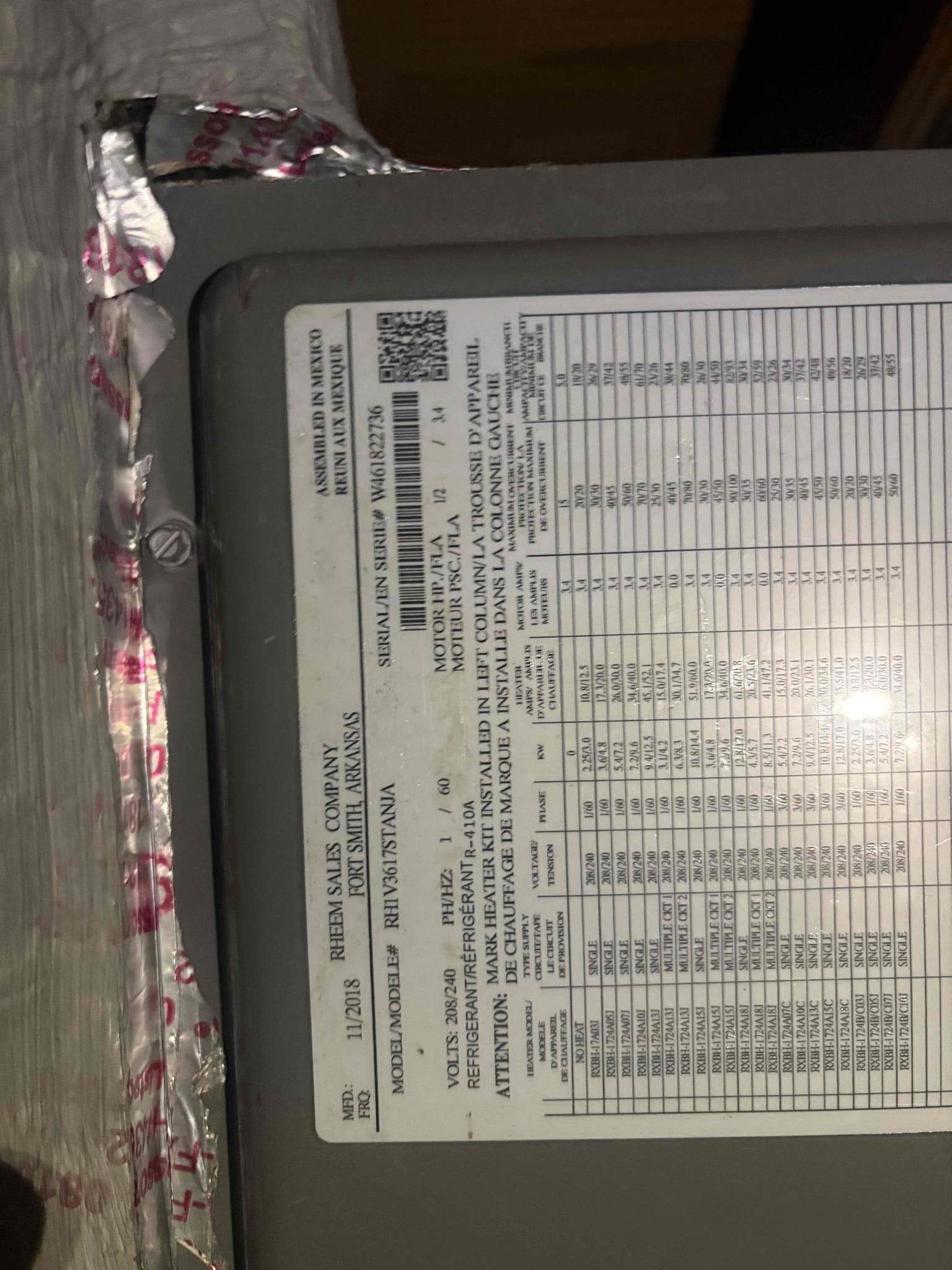 Upon arrival home owner states unit not coming on at all. Found primary overflow switch tripped due to clogged drain line. Purged drain line and cleared drain pan. Vacuumed and primed drain line. Added pan tab to help with buildup. 

Bacterial growth accumulation on blower wheel/assembly 

Verified system operations and that unit is drianing properly.

Home owner signed up for membership so waived 95$ diagnostic 
