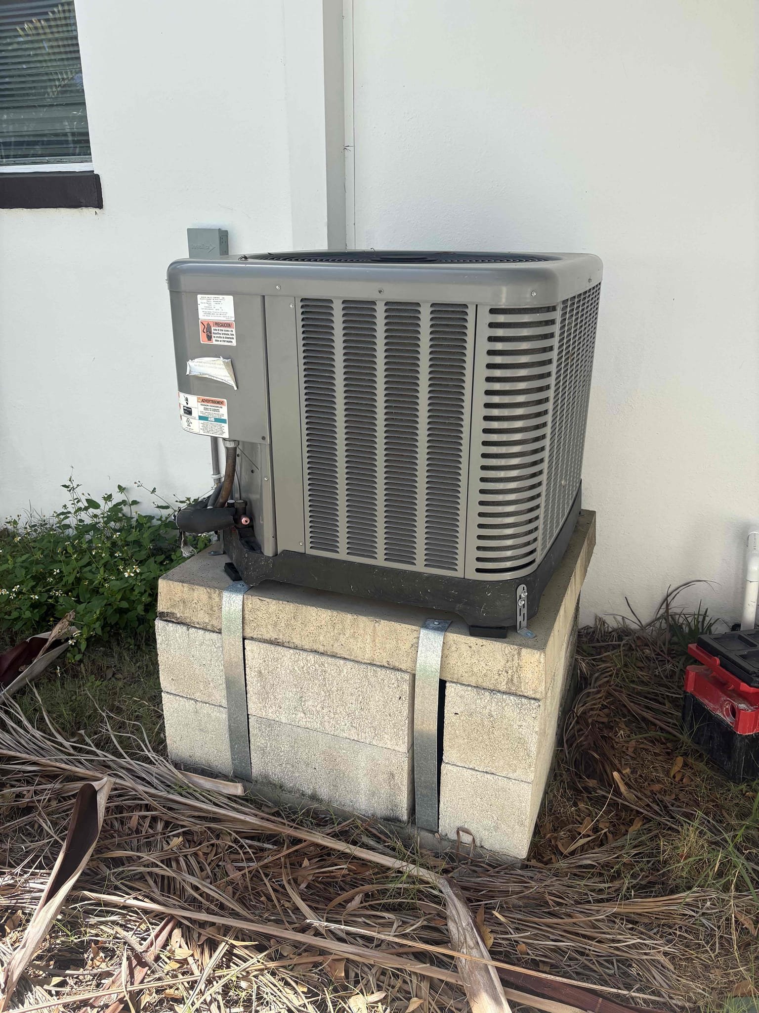 Upon arrival home owner states unit not coming on at all. Found primary overflow switch tripped due to clogged drain line. Purged drain line and cleared drain pan. Vacuumed and primed drain line. Added pan tab to help with buildup. 

Bacterial growth accumulation on blower wheel/assembly 

Verified system operations and that unit is drianing properly.

Home owner signed up for membership so waived 95$ diagnostic 