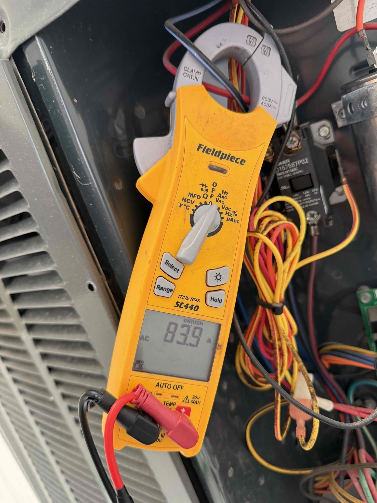 Upon my inspection found upstairs unit not cooling. Found bad capacitor. Replace capacitor and started system. System has a good 20° temperature split. Checked downstairs condenser capacitor and capacitor is within its tolerance limit. Upstairs system is cooling at this time and downstairs system is cooling at this time. Client signed up for two system maintenance plan. Did not complete Maitenence tonight. 