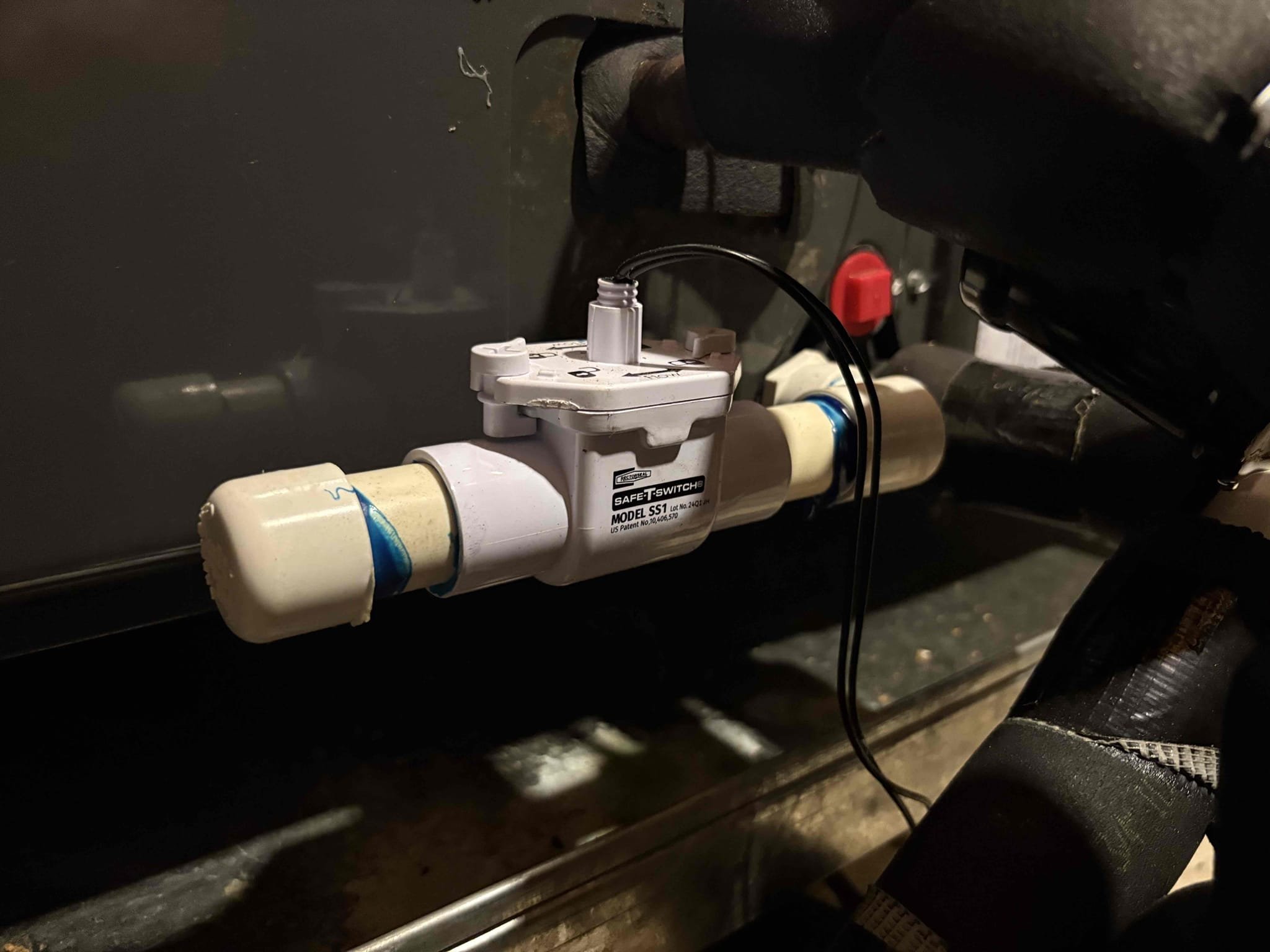 Upon arrival home owner states unit is not turning on. New 4T installed last year by another company. Found drain line backed up and primary safety not pitched properly. Cleared drain line and drain pan. Added pan tab to help with buildup. New pvc connections for primary safety switch. Verified system operations. Unit is working within manufacture specifications. 