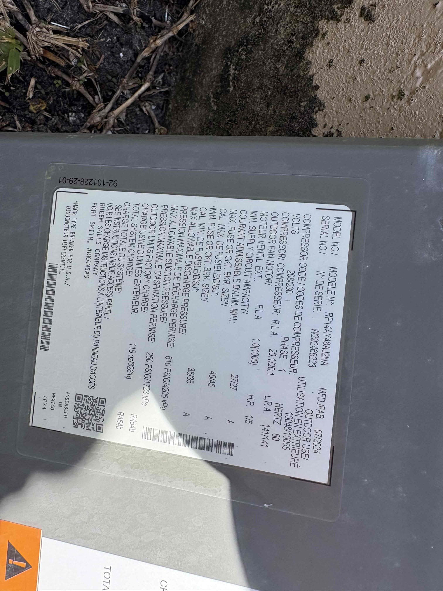 Replaced failed primary safety switch and verified system operations.

Cleaned condenser coils 

Replaced filter 

79° return temp  